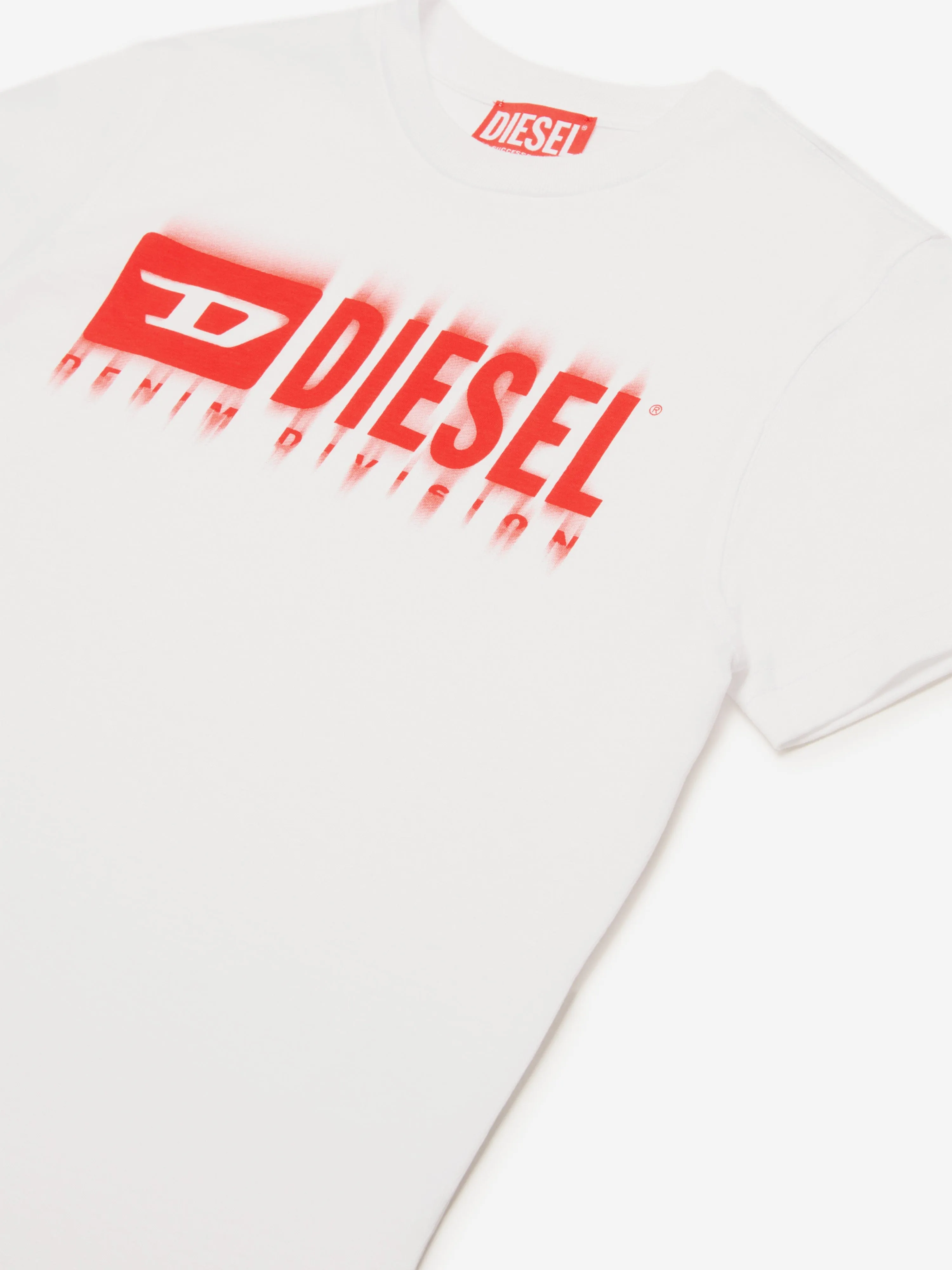 Jungen Logo Print T-Shirt in Weiß