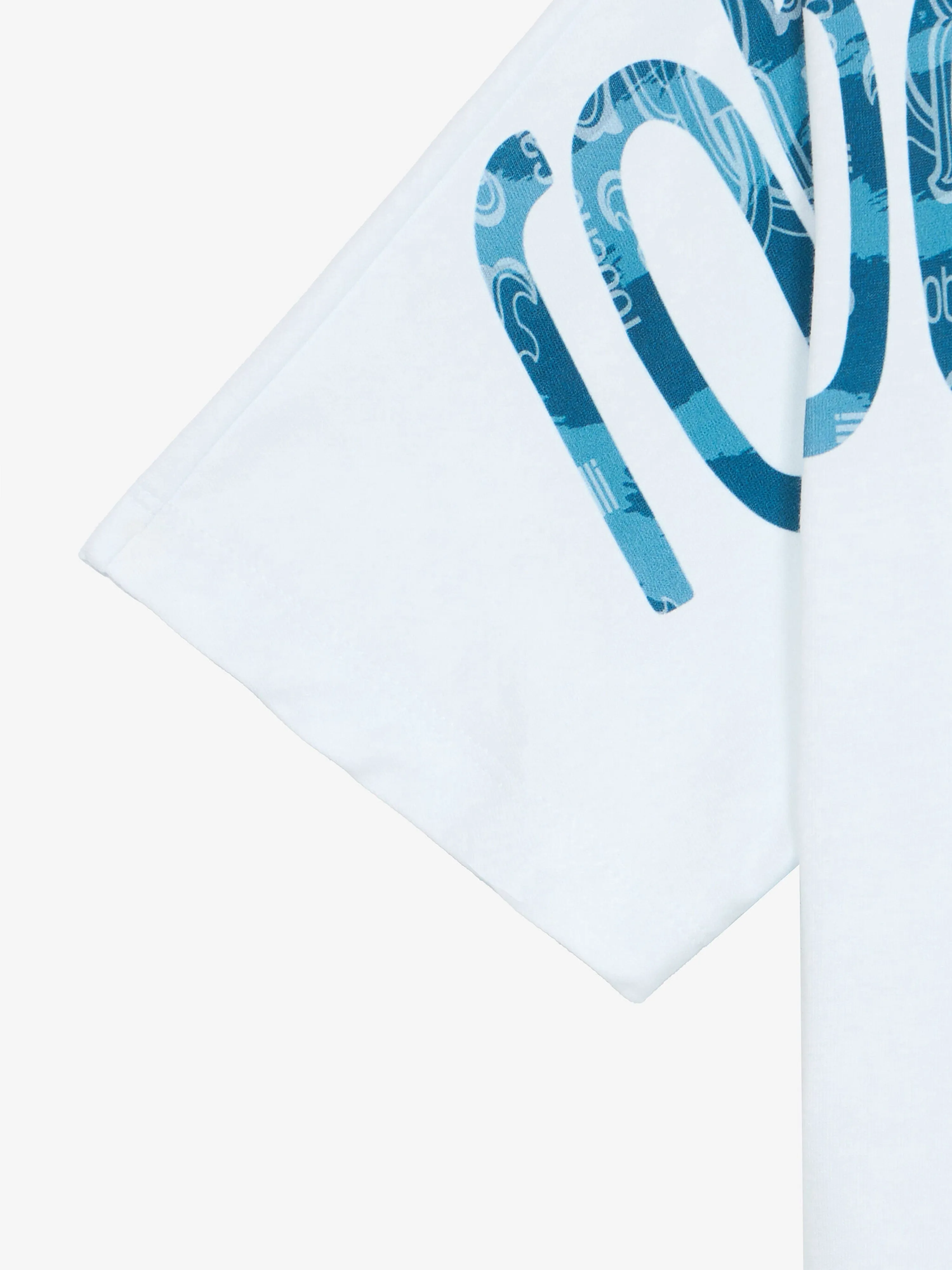 Jungen Logo Print T-Shirt in Weiß