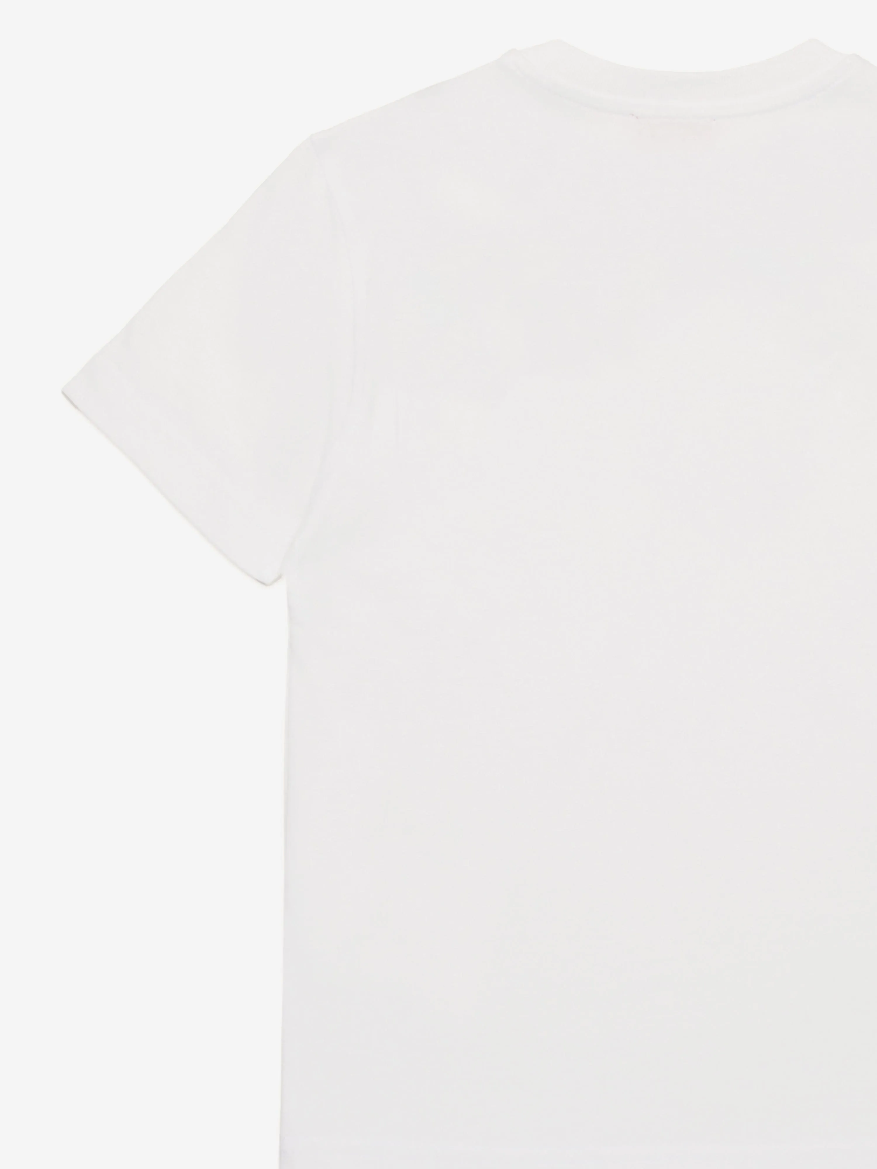 Jungen Logo Print T-Shirt in Weiß