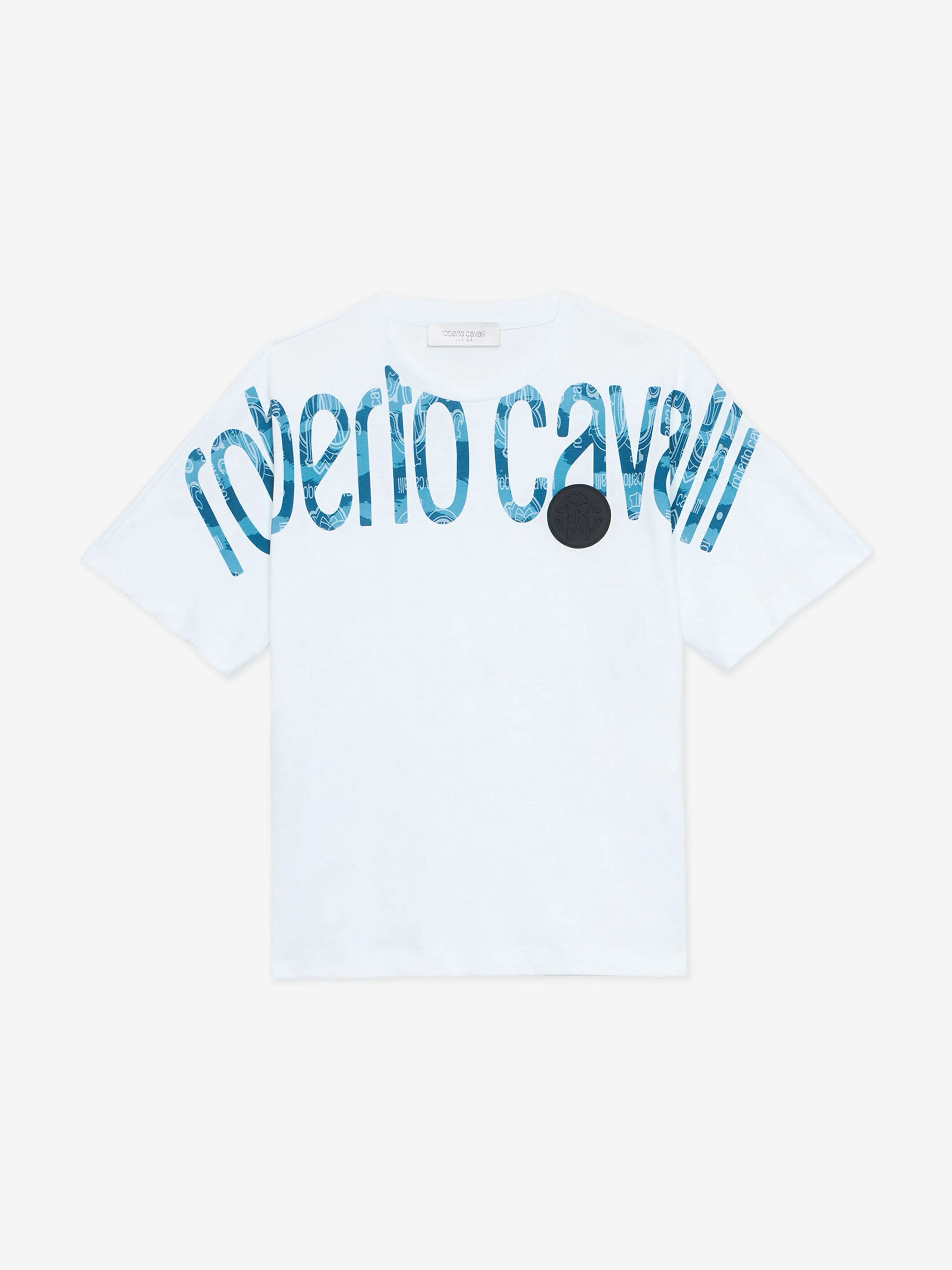 Jungen Logo Print T-Shirt in Weiß