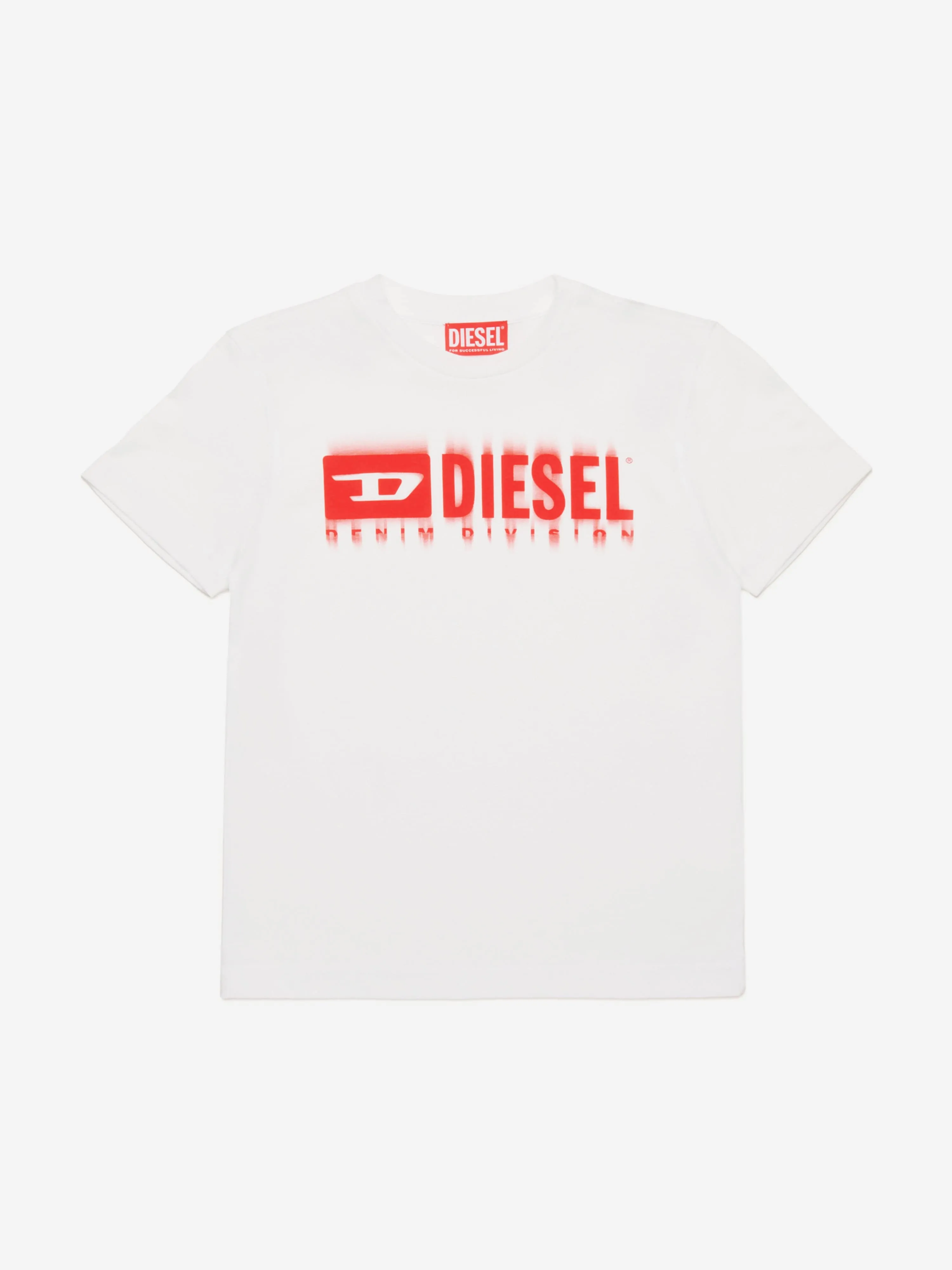 Jungen Logo Print T-Shirt in Weiß