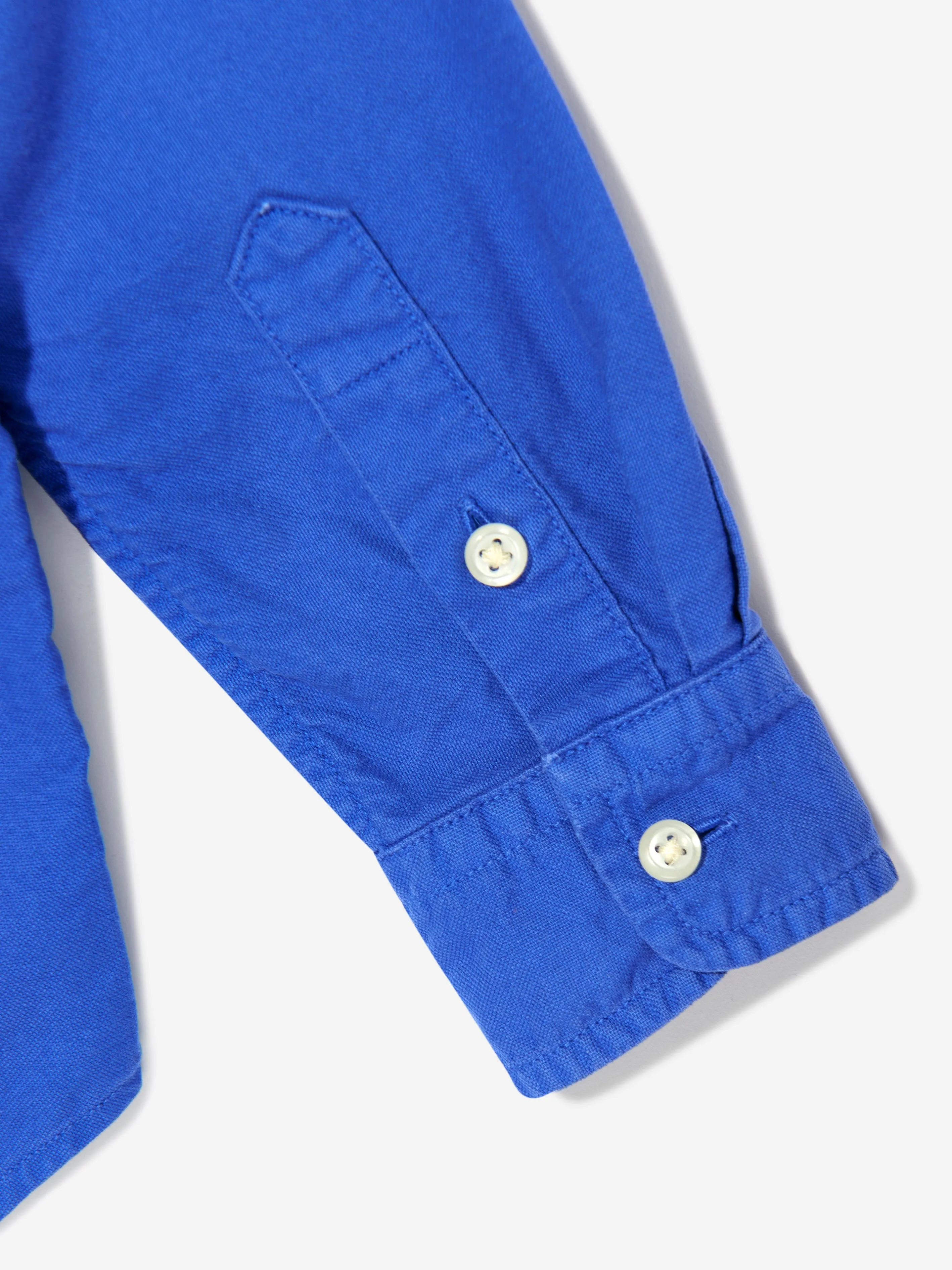 Jungen Logo Sportshirt in Blau