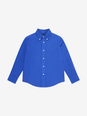 Jungen Logo Sportshirt in Blau