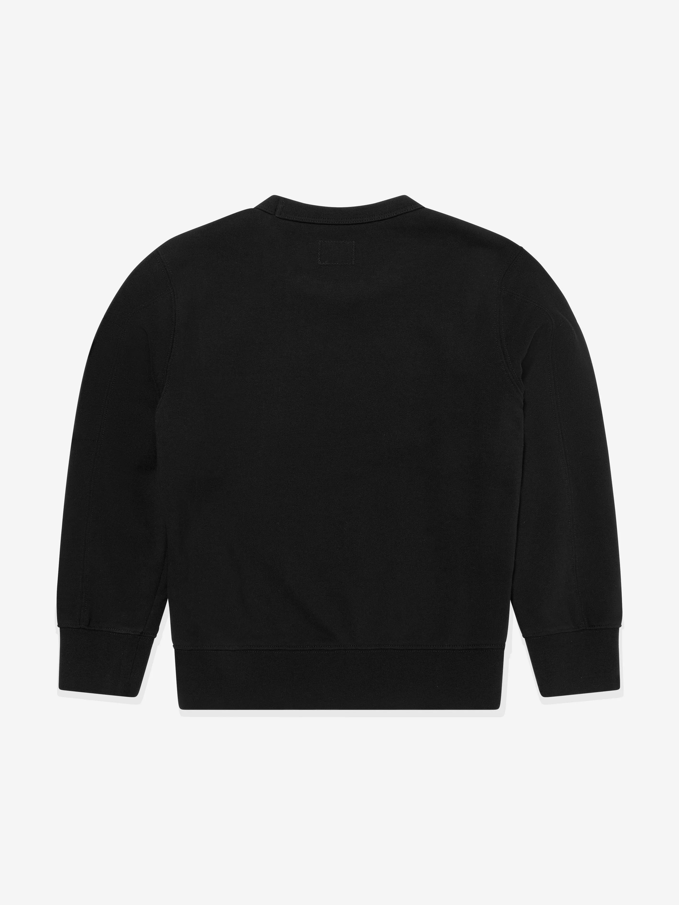 Jungen Logo Sweatshirt in Schwarz