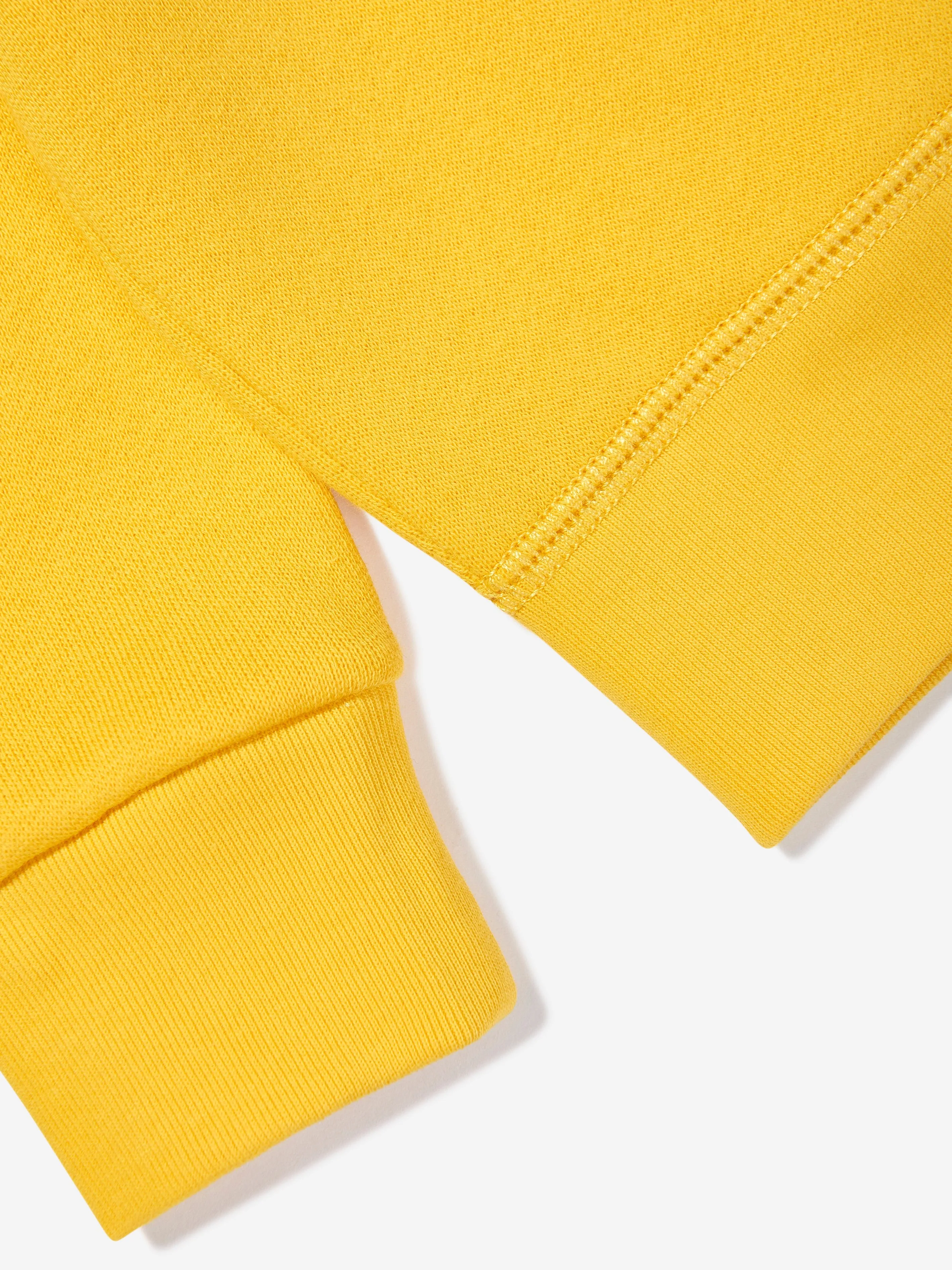 Jungen Logo Sweatshirt in Gelb