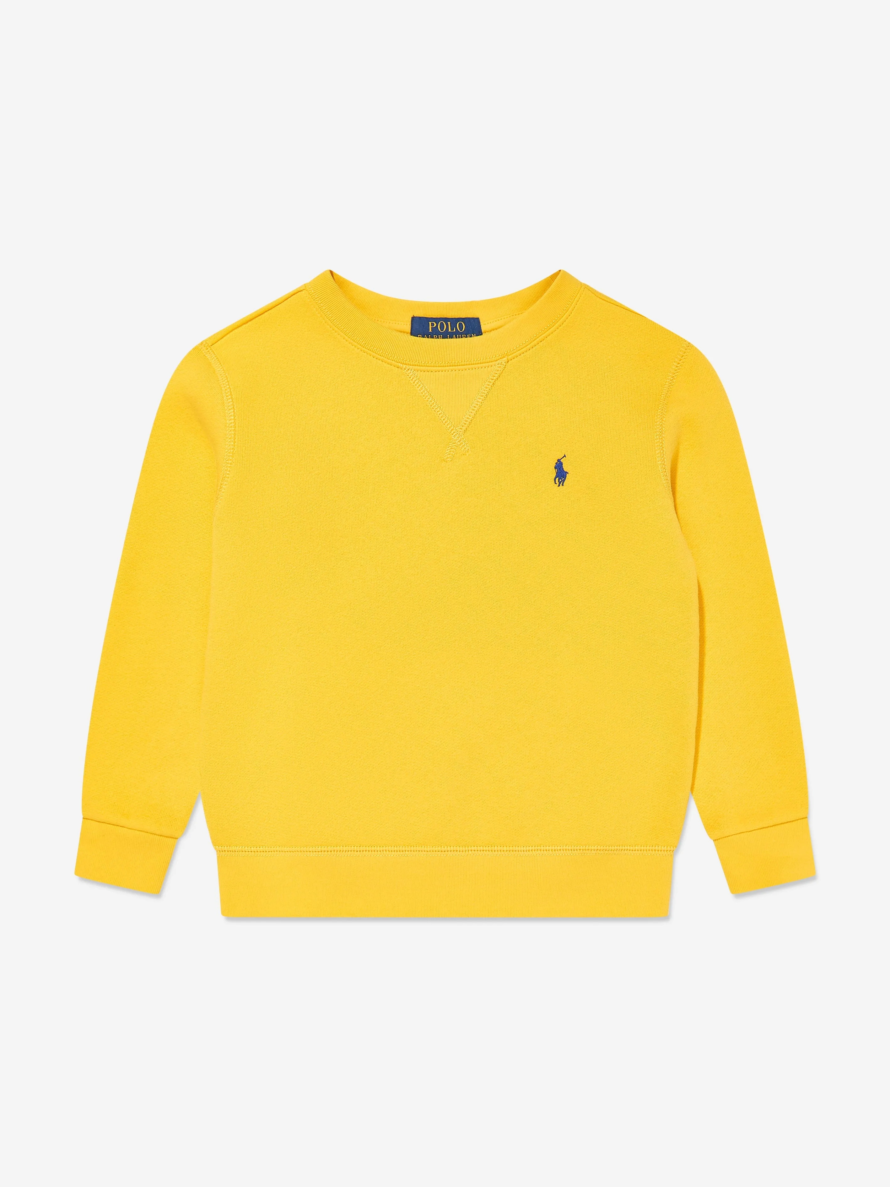Jungen Logo Sweatshirt in Gelb