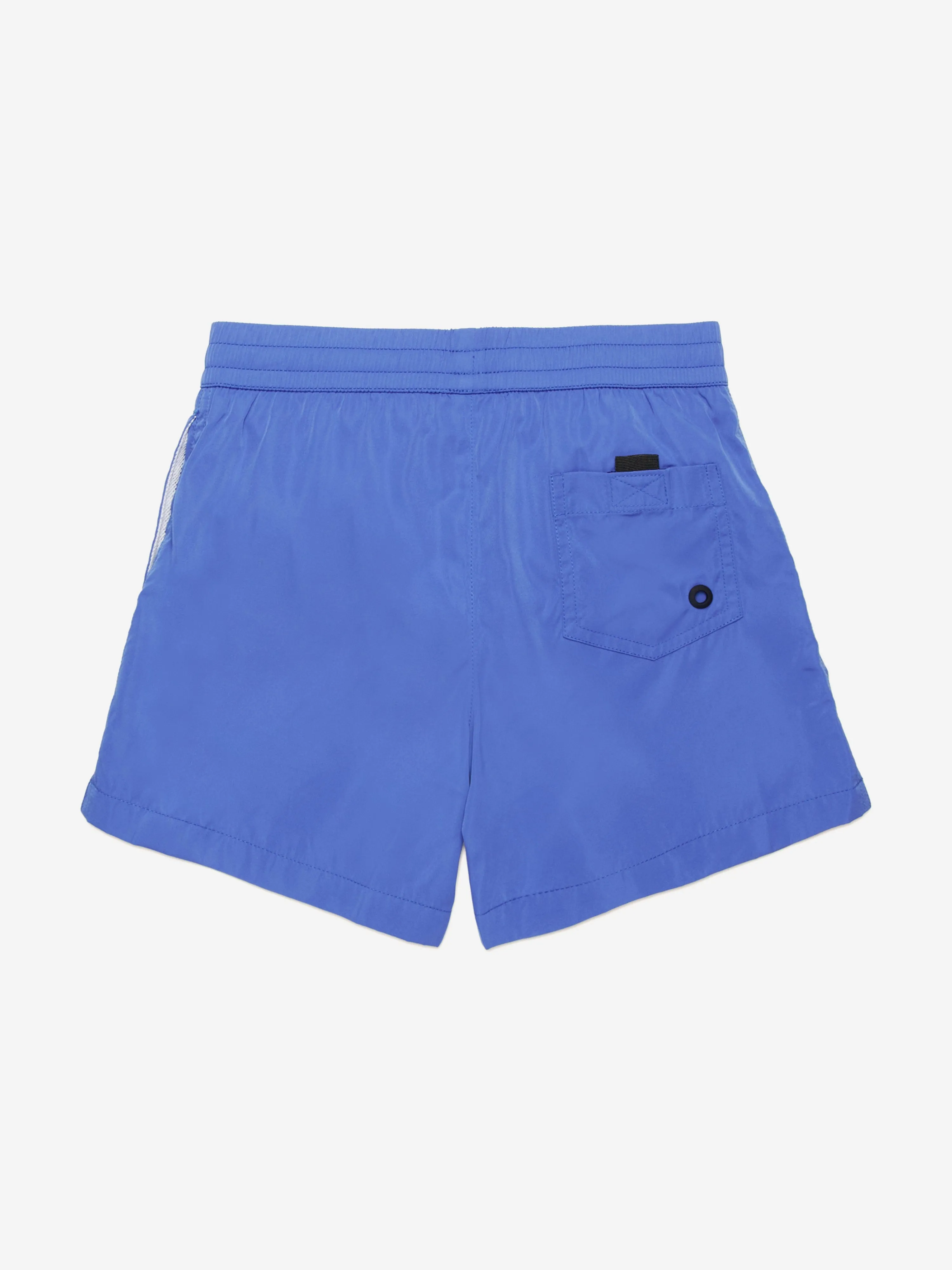 Badehorts für Jungen mit Logo in Blau
