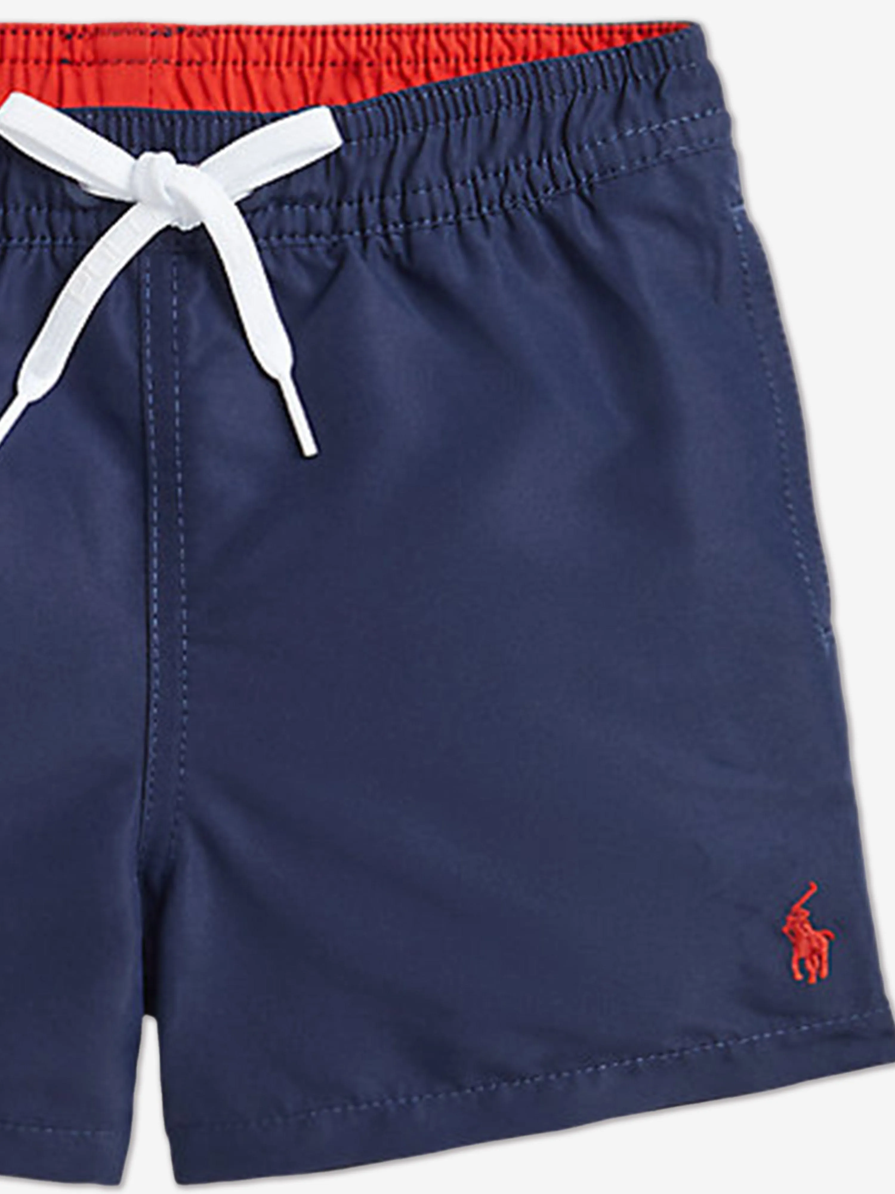 Jungen Logo Badeshorts in Marineblau
