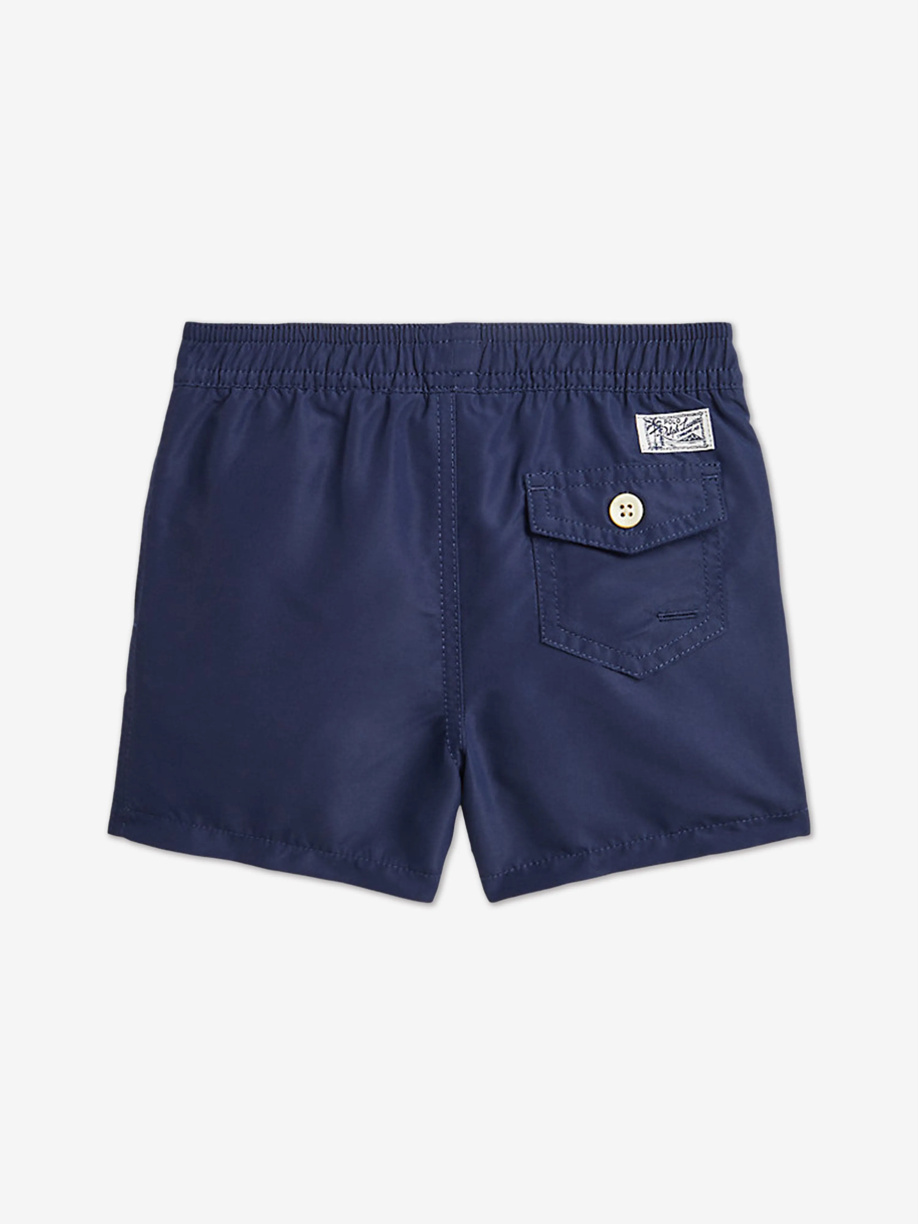 Jungen Logo Badeshorts in Marineblau