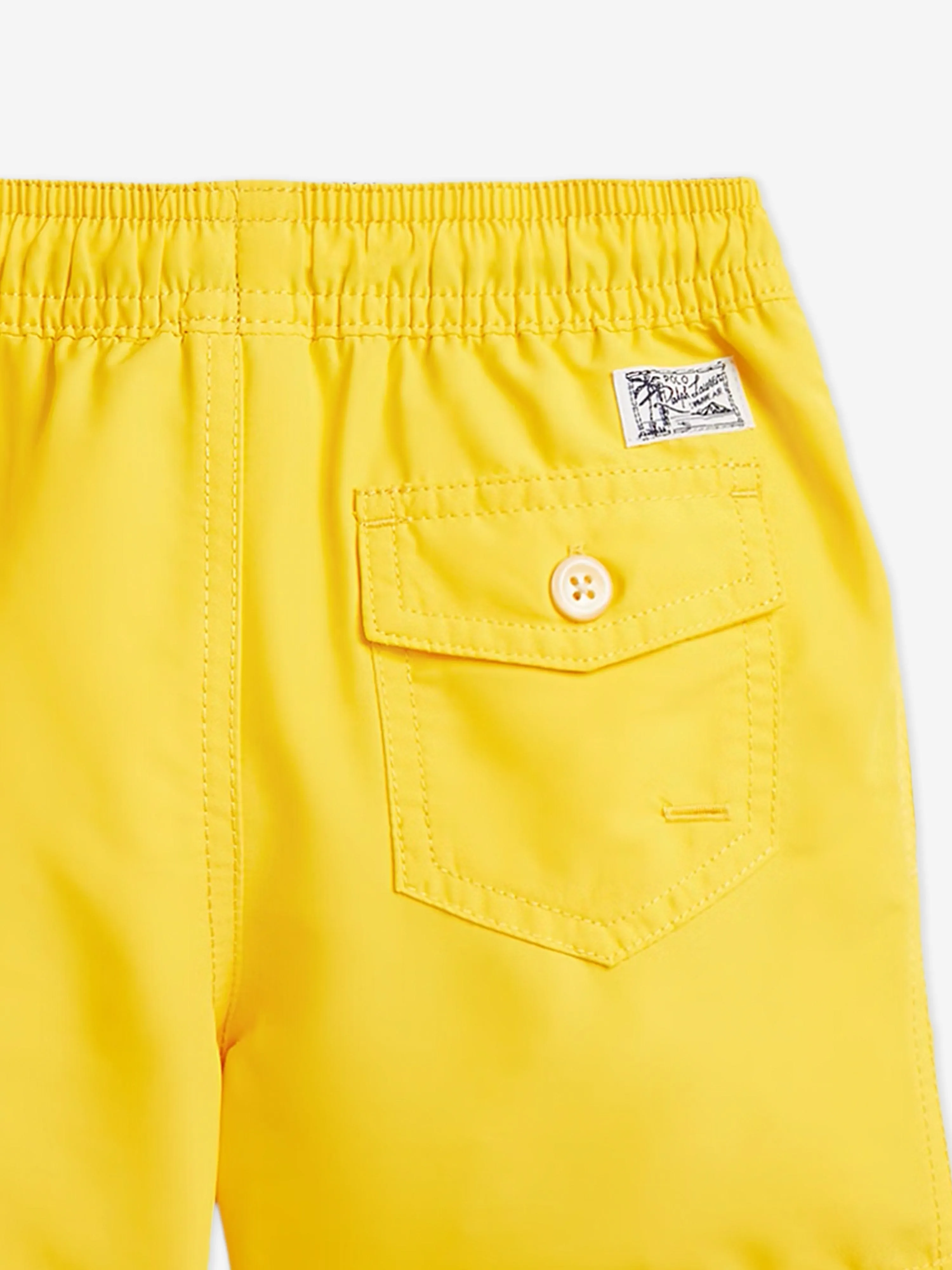 Jungen Logo Badeshorts in Gelb