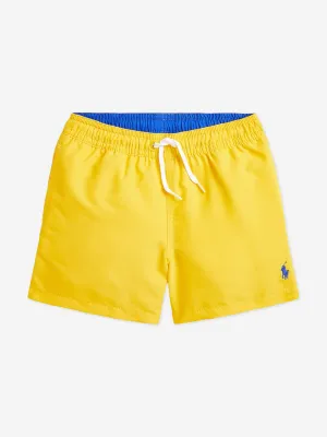 Jungen Logo Badeshorts in Gelb