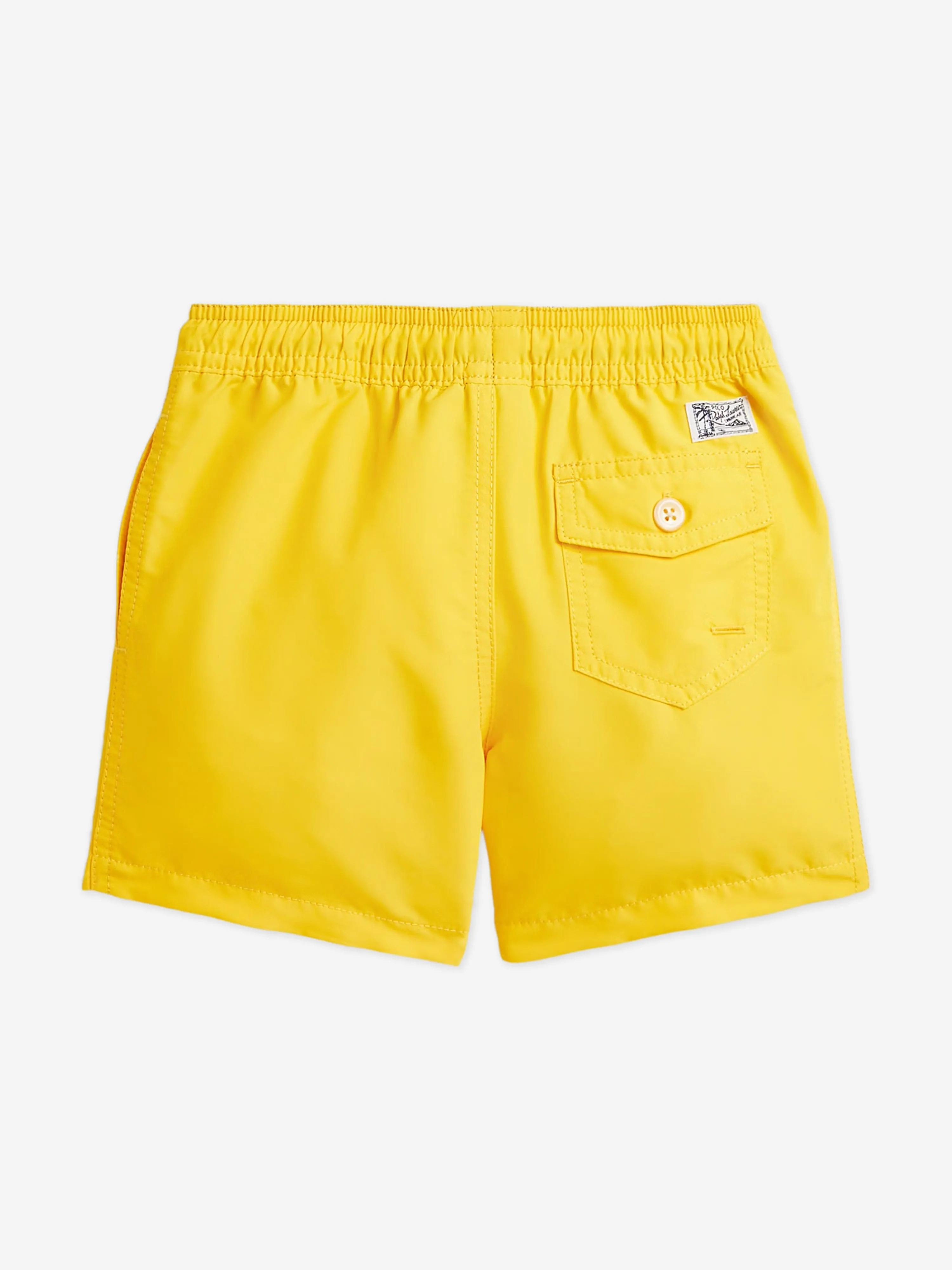 Jungen Logo Badeshorts in Gelb