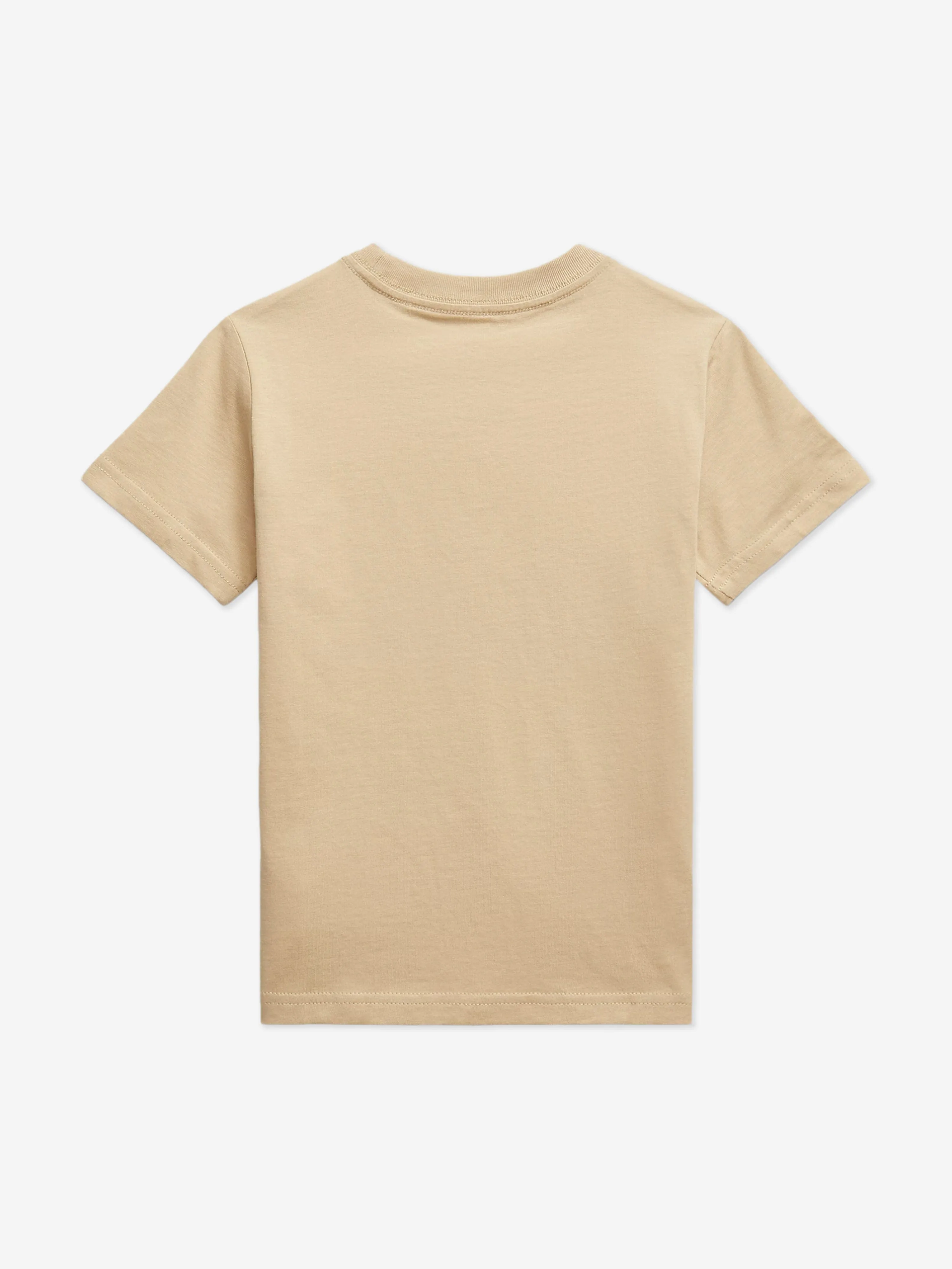Jungen Logo T-Shirt in Beige