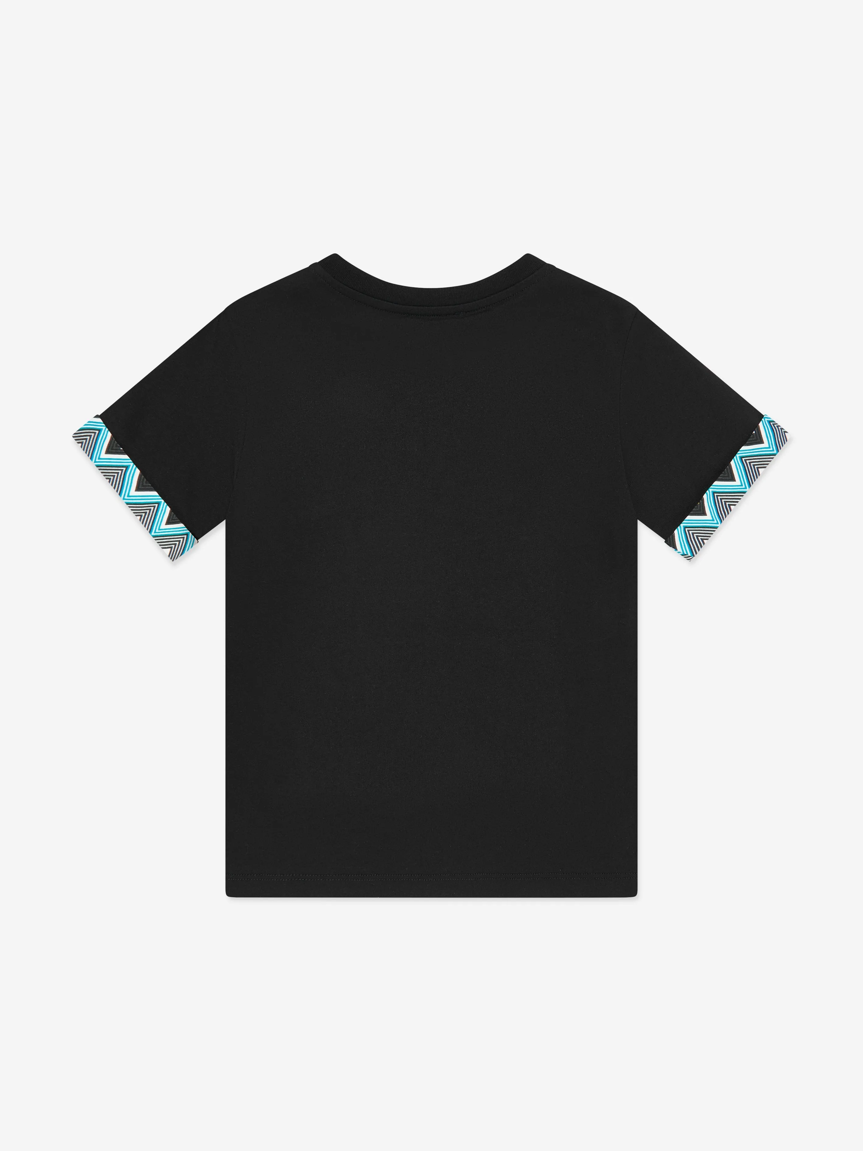 Jungen Logo T-Shirt in Schwarz