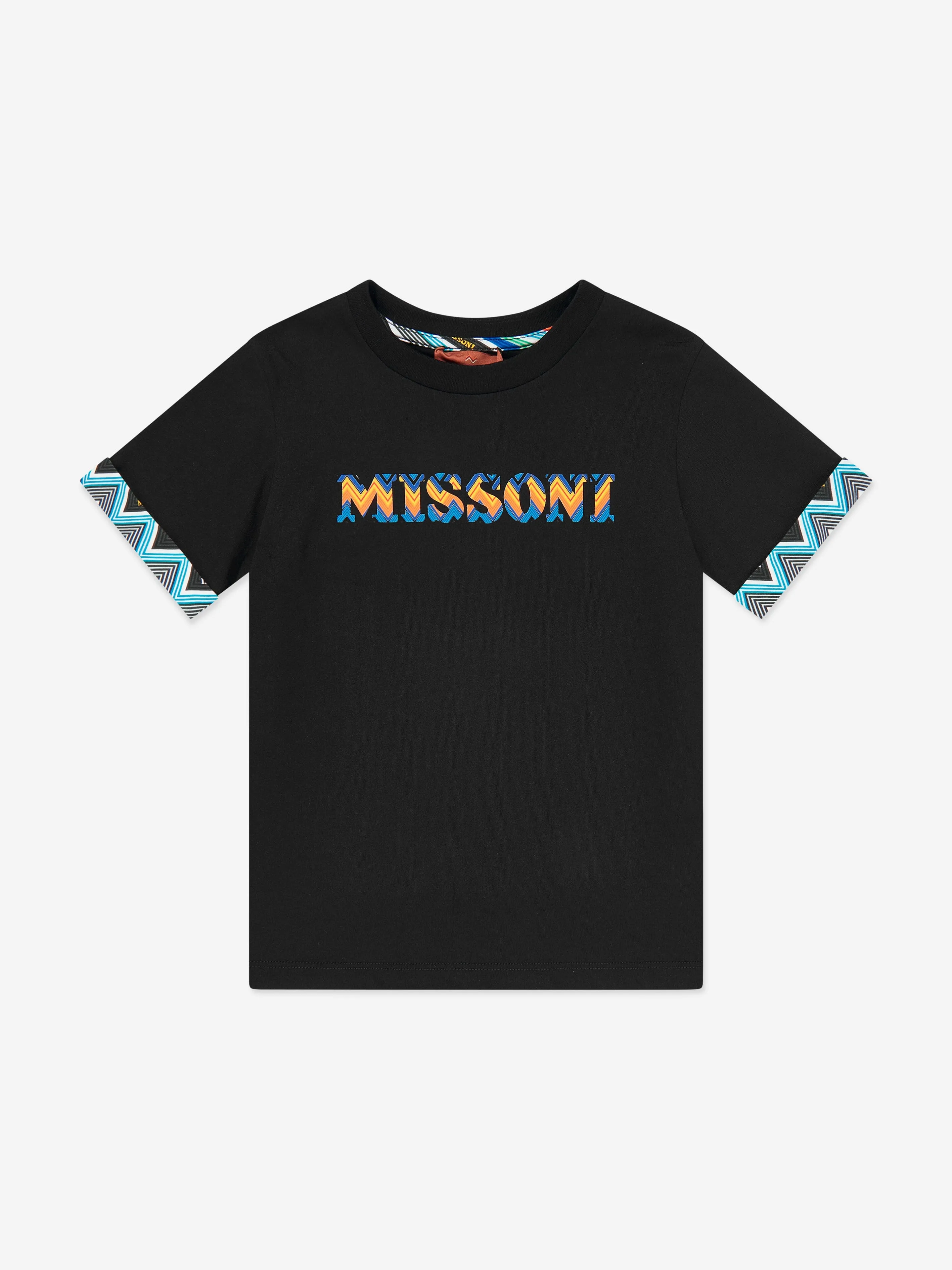 Jungen Logo T-Shirt in Schwarz