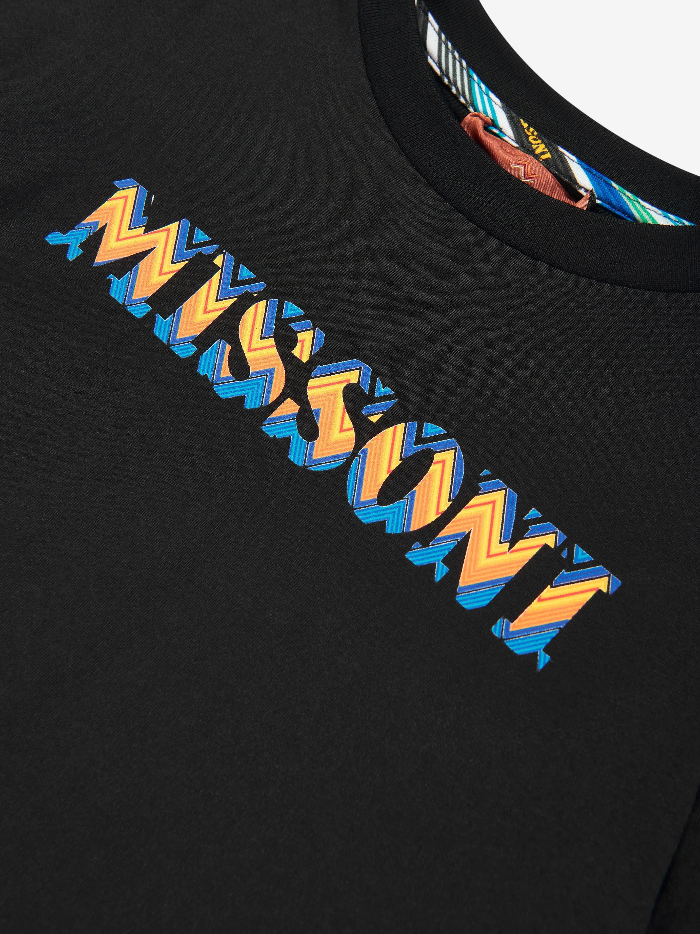 Jungen Logo T-Shirt in Schwarz
