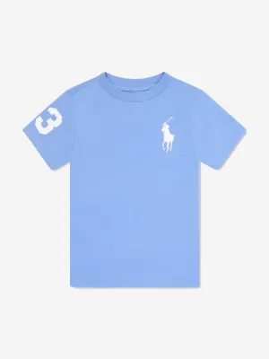 Blaues Logo T-Shirt für Jungen