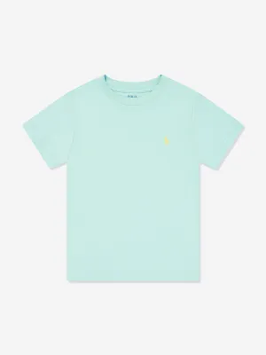 Blaues Logo T-Shirt für Jungen