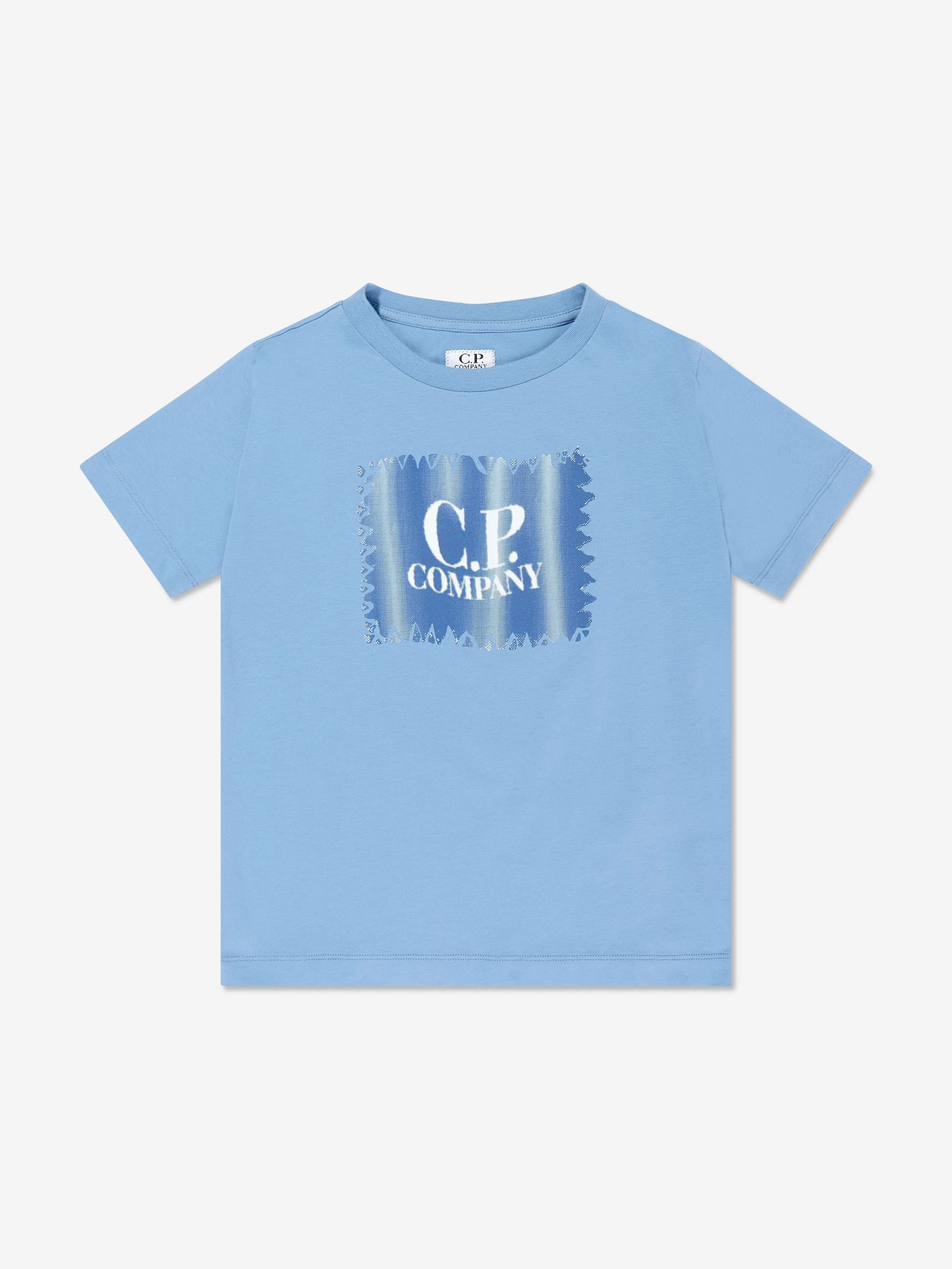Blaues Logo T-Shirt für Jungen