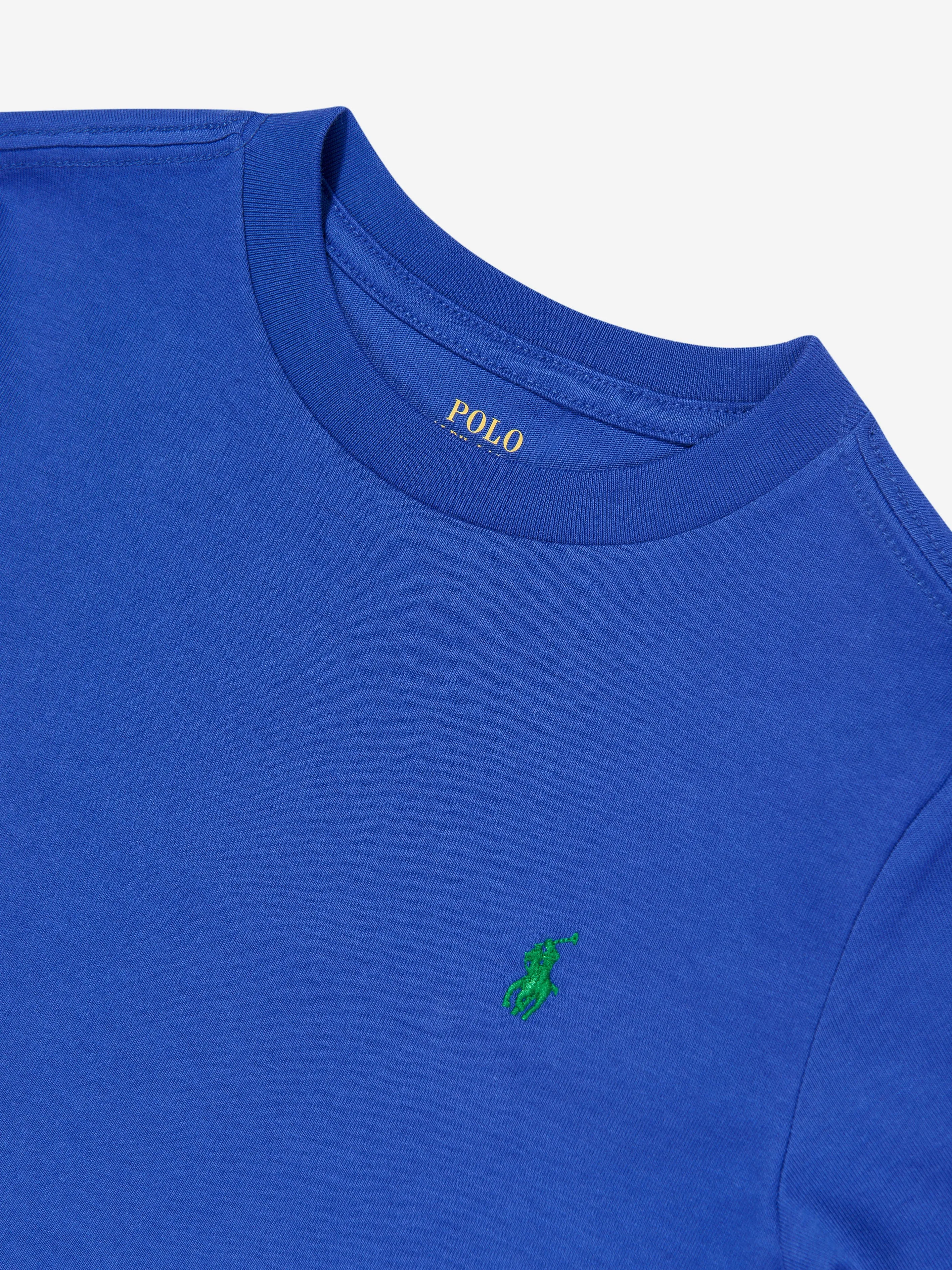 Blaues Logo T-Shirt für Jungen