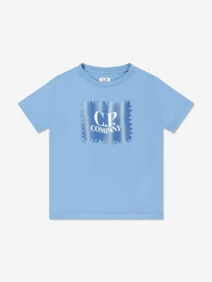 Blaues Logo T-Shirt für Jungen