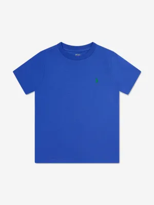 Blaues Logo T-Shirt für Jungen