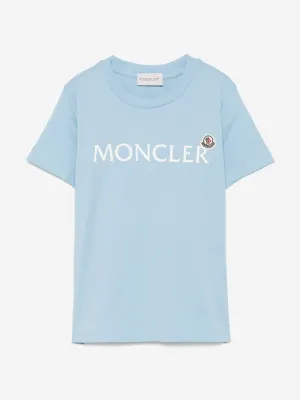 Blaues Logo T-Shirt für Jungen