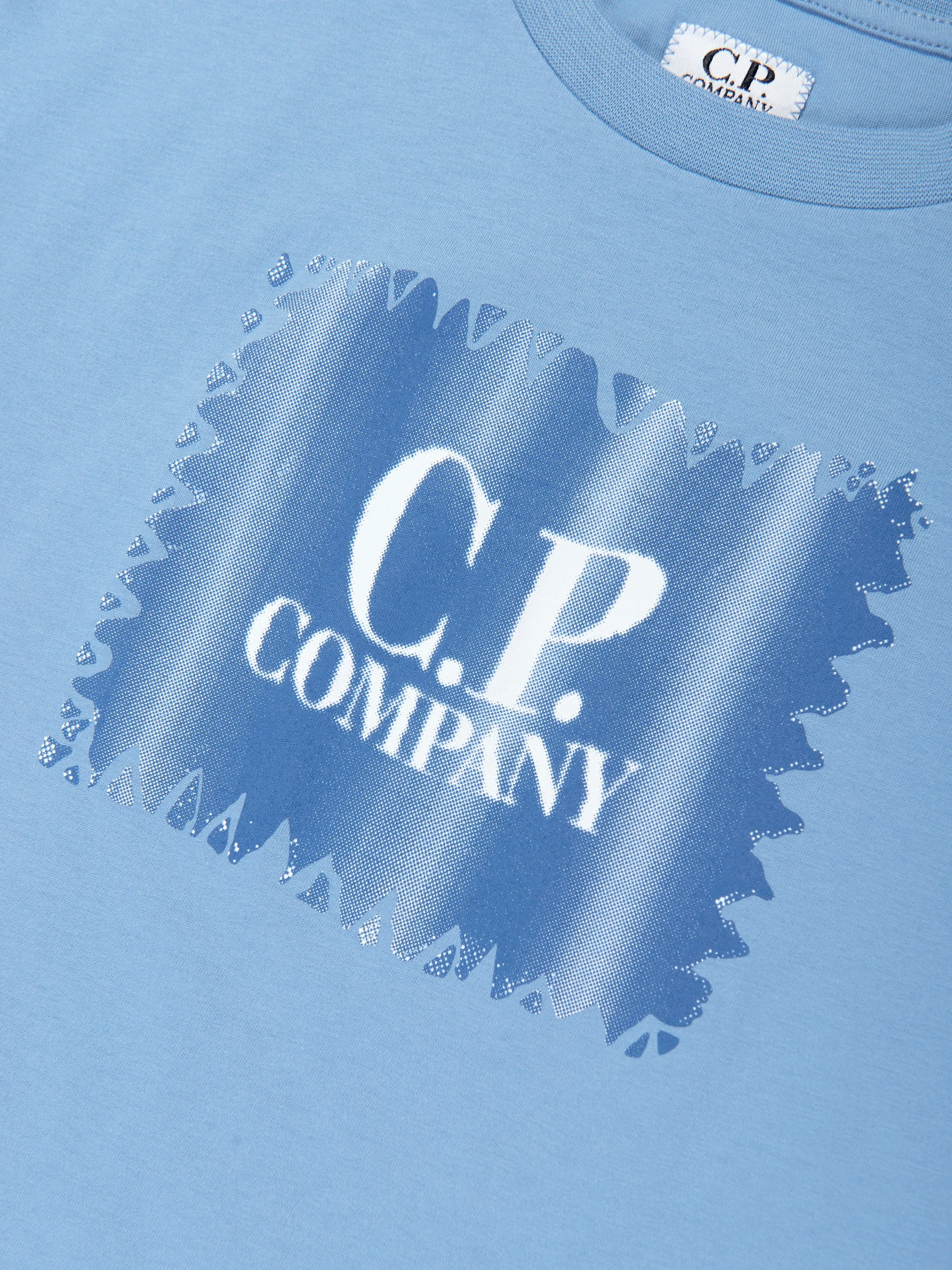 Blaues Logo T-Shirt für Jungen