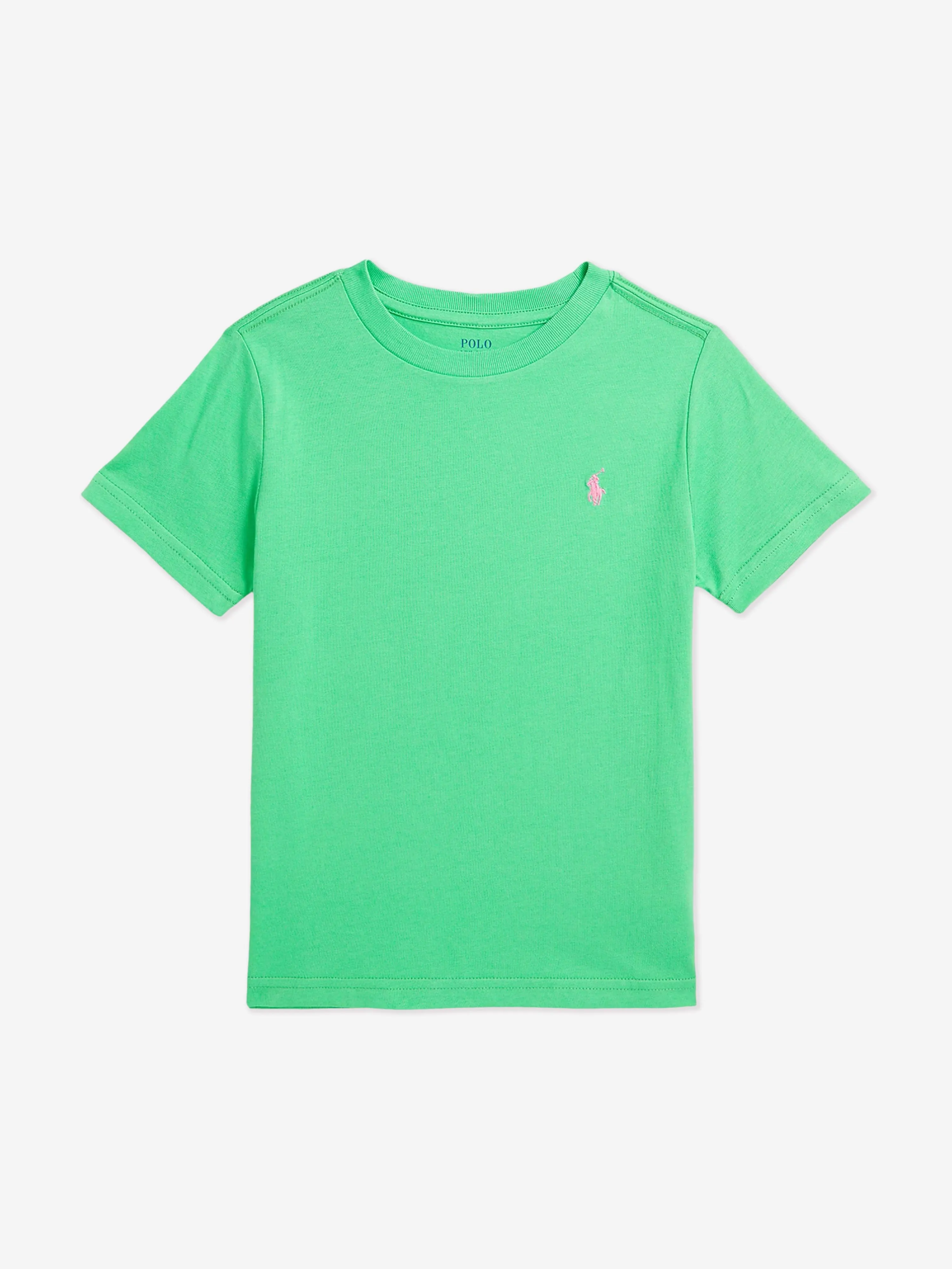 Grünes Logo T-Shirt für Jungen