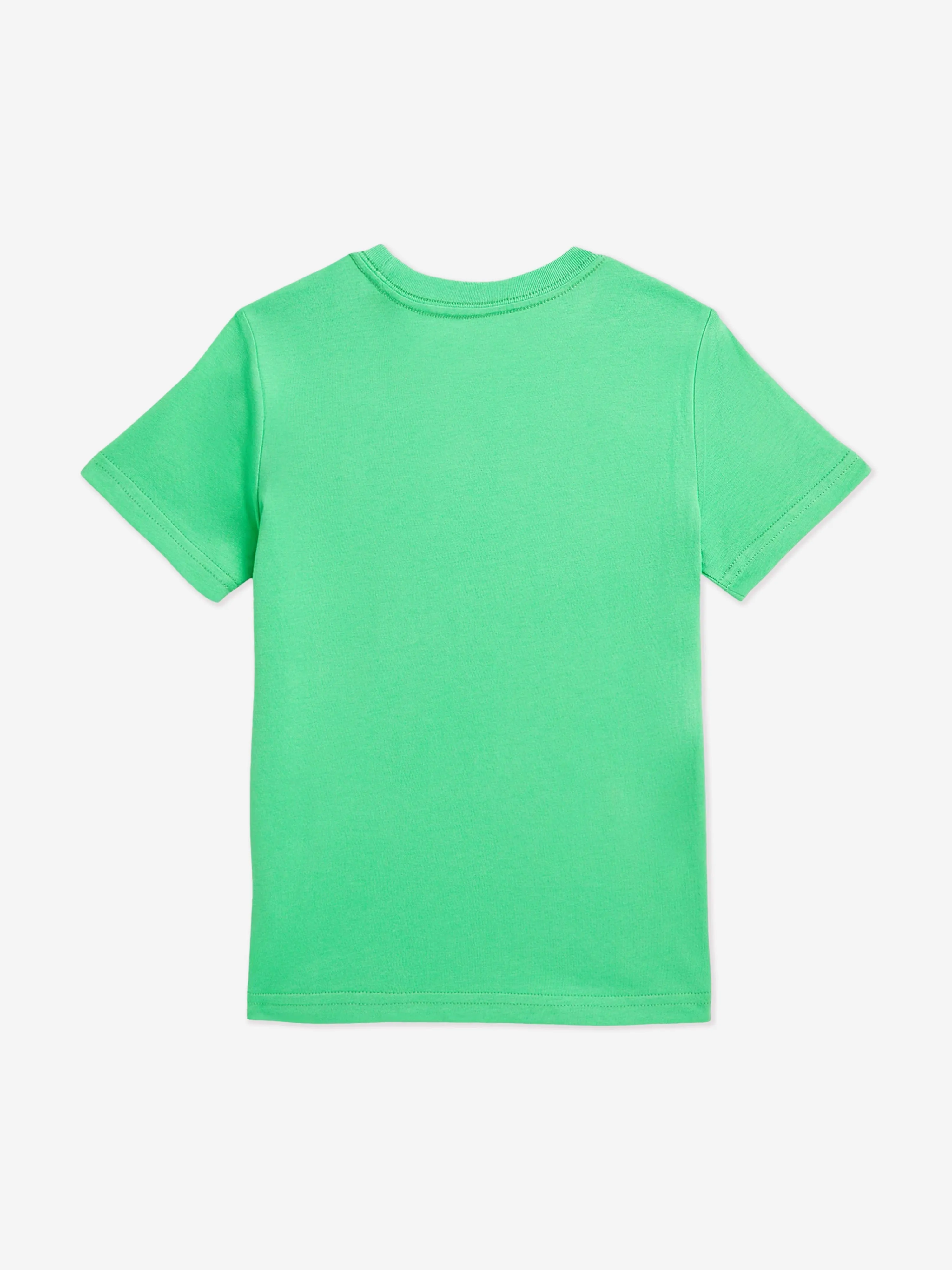 Grünes Logo T-Shirt für Jungen