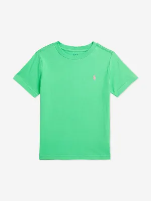 Grünes Logo T-Shirt für Jungen
