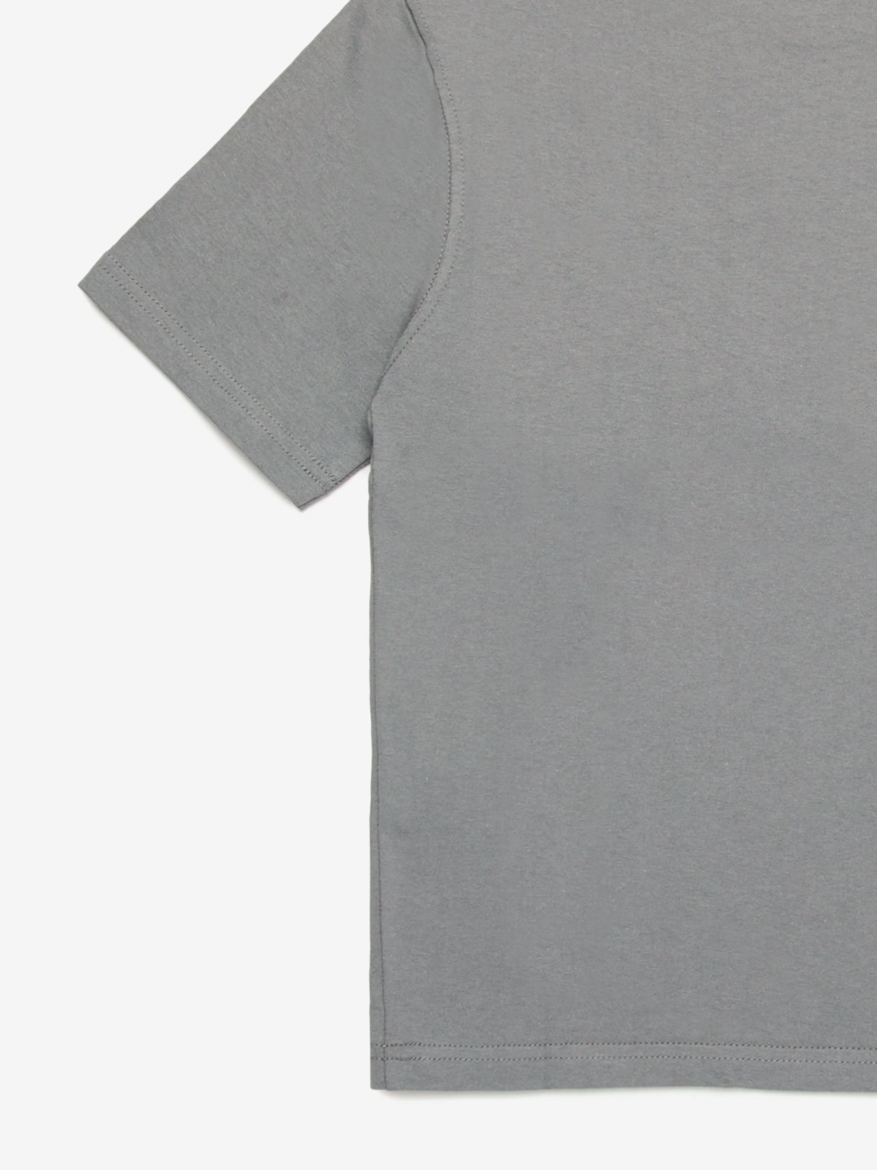 Jungen Logo T-Shirt in Grau