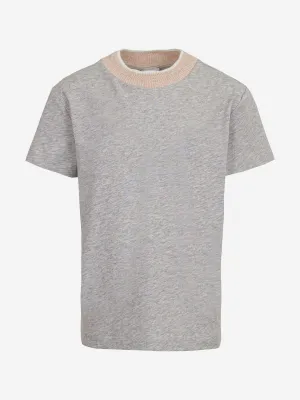 Graues Logo T-Shirt für Jungen