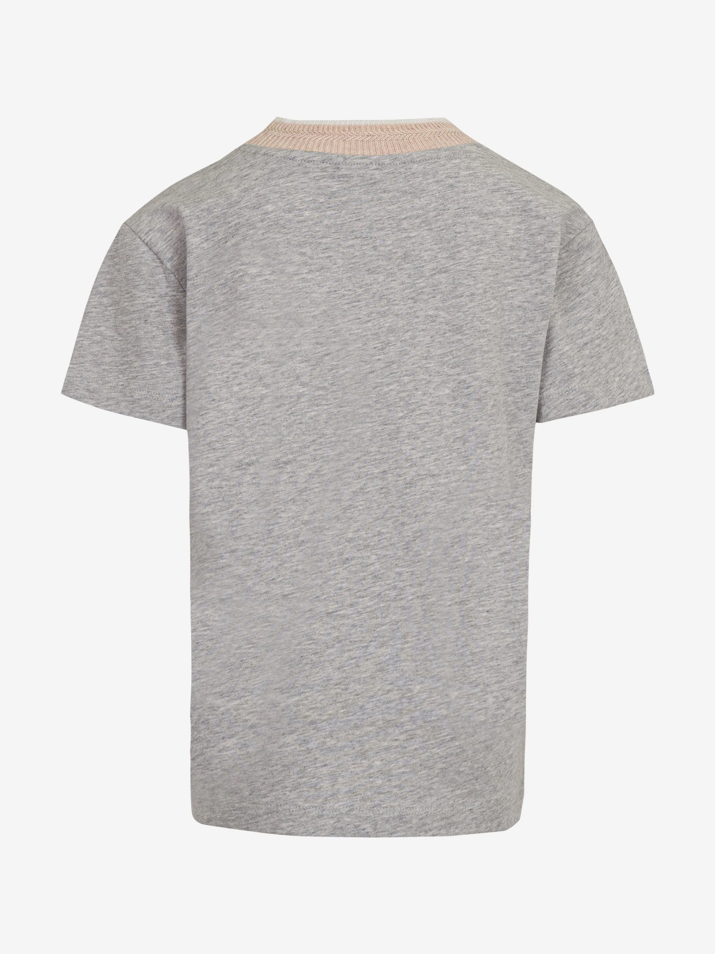 Graues Logo T-Shirt für Jungen