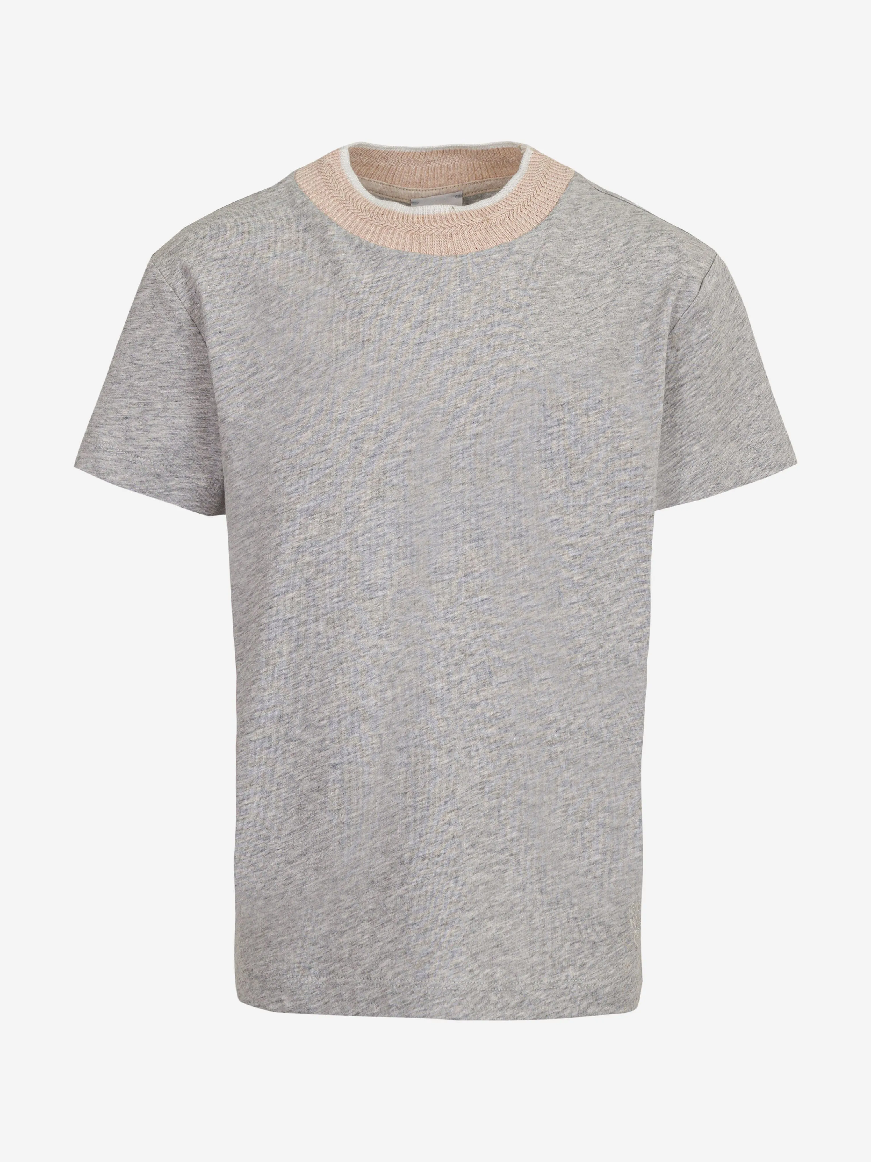 Graues Logo T-Shirt für Jungen