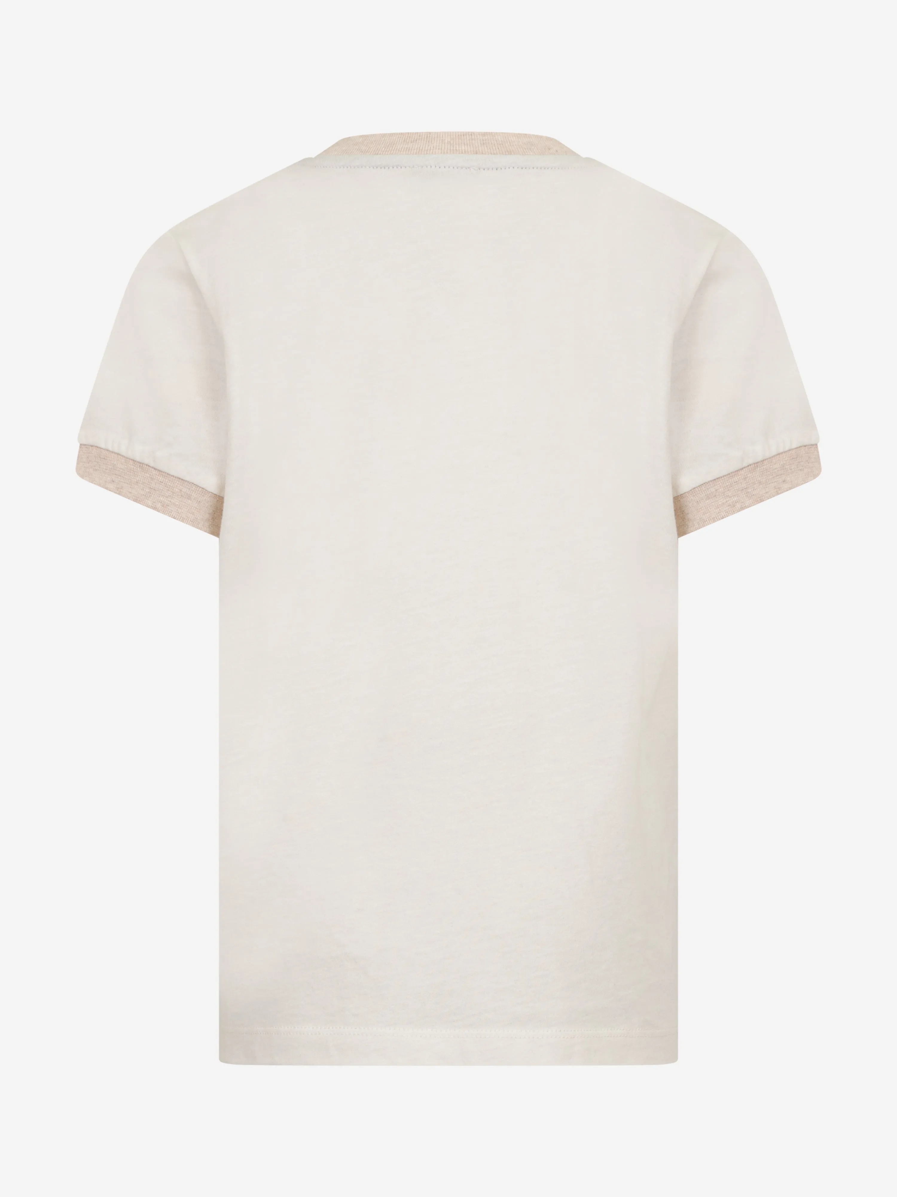 Jungen Logo T-Shirt in Elfenbein
