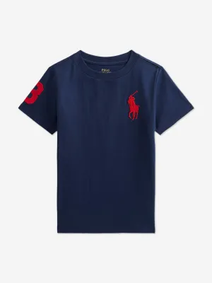 Jungen Logo T-Shirt in Marineblau