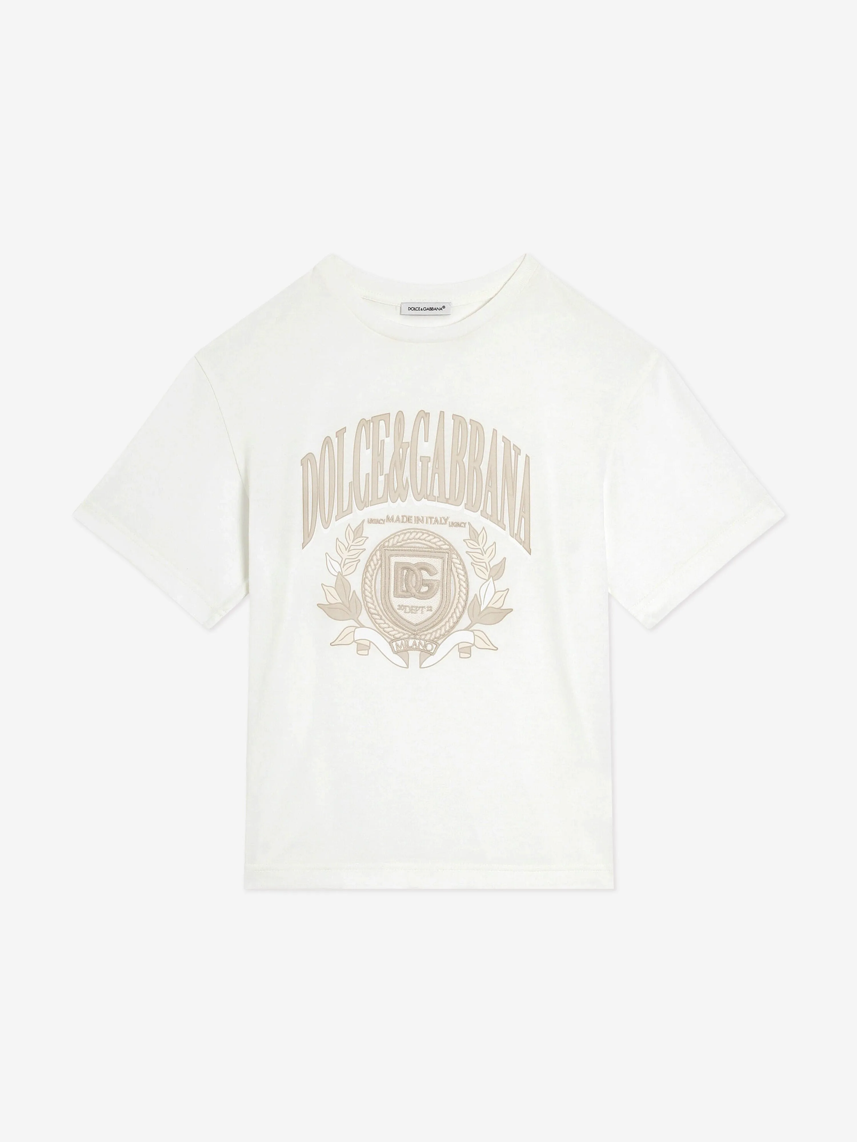 Jungen Logo T-Shirt in Weiß