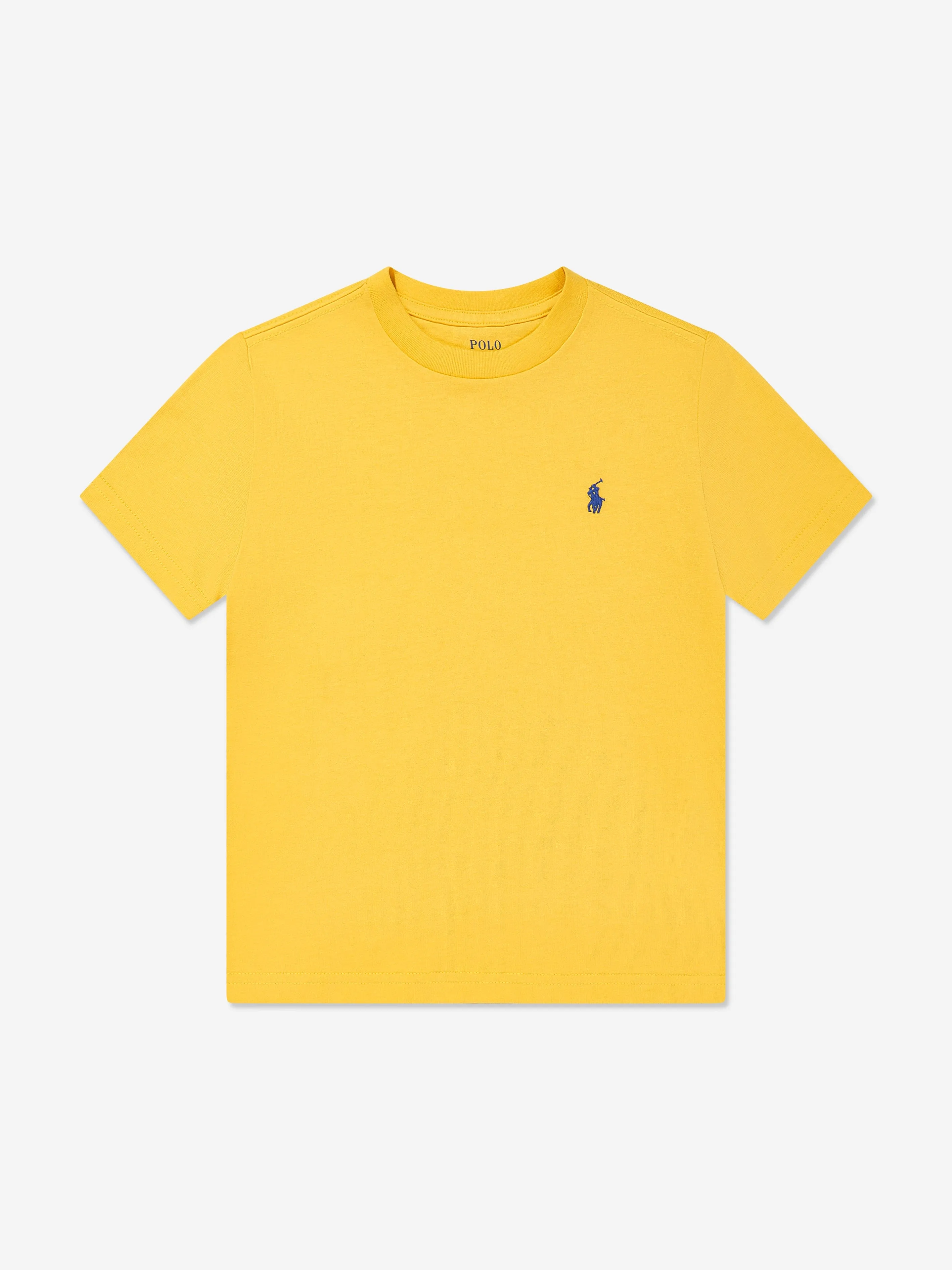 Jungen Logo T-Shirt in Gelb