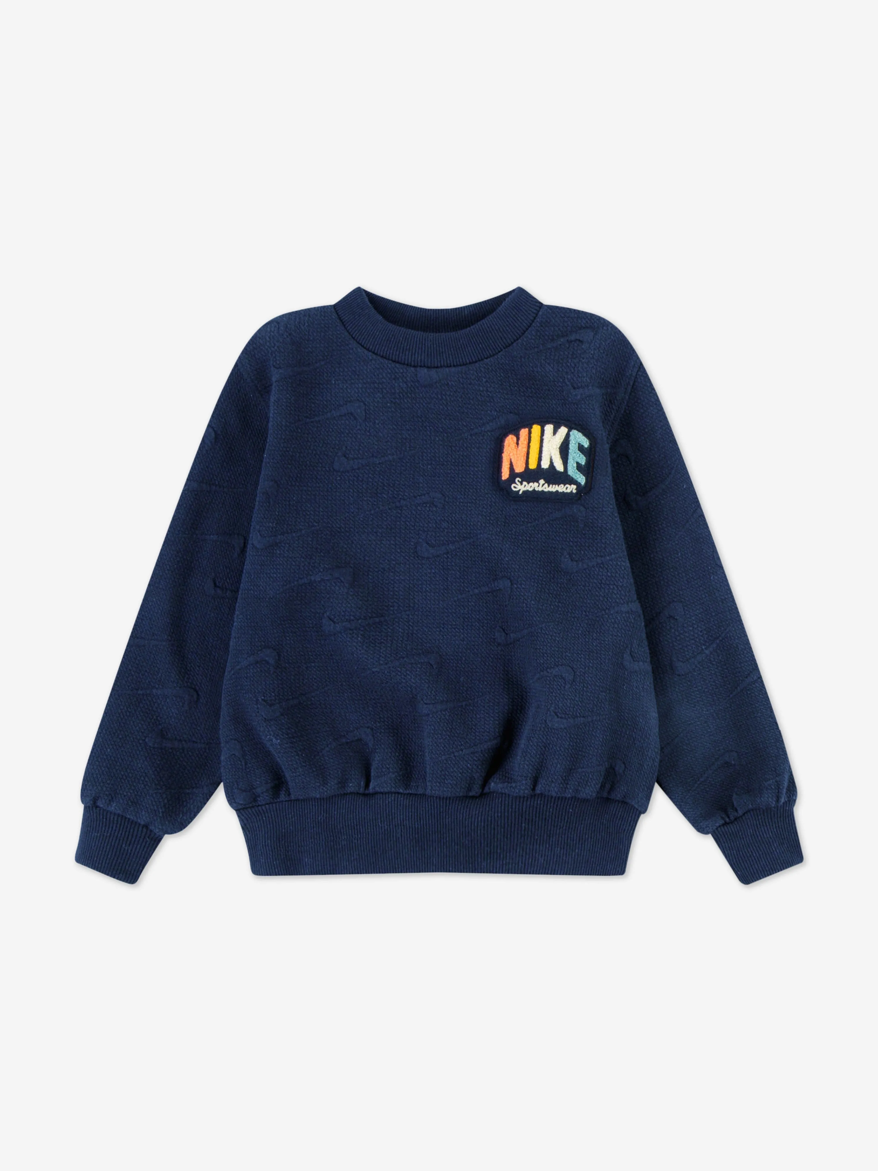 Jungen NSW Jacquard Logo Trainingsanzug in Marineblau
