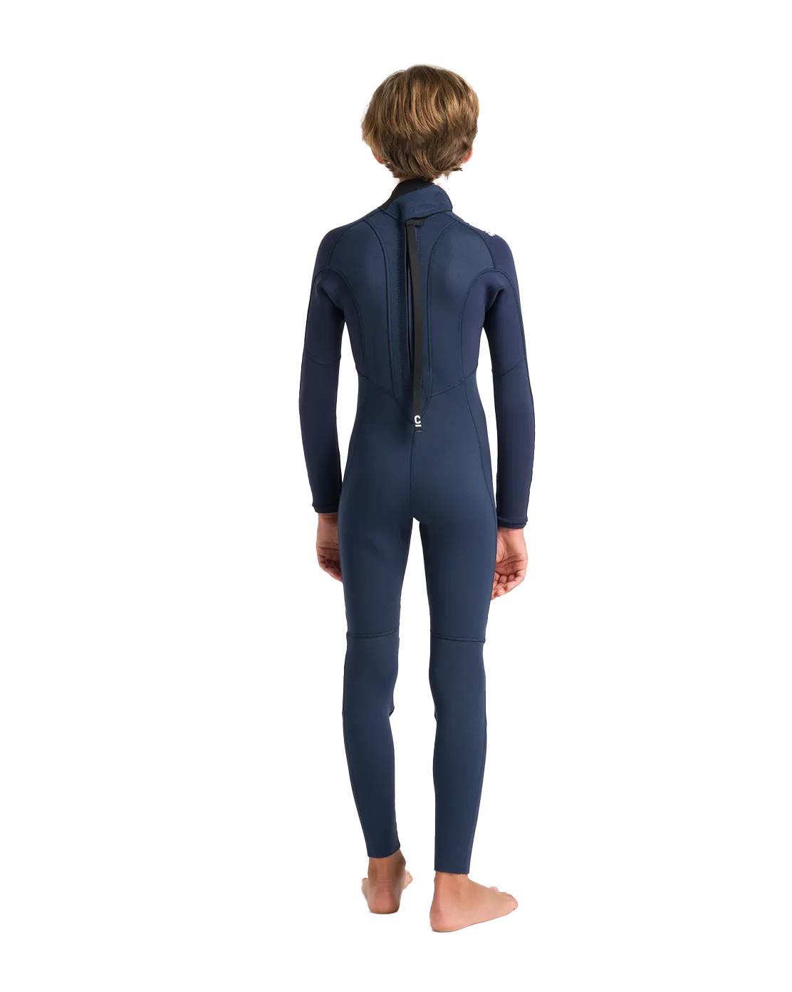 Boys NuWave Element 3/2mm Neoprenanzug mit Rückenzip in Blaustein, Schiefer & Multi