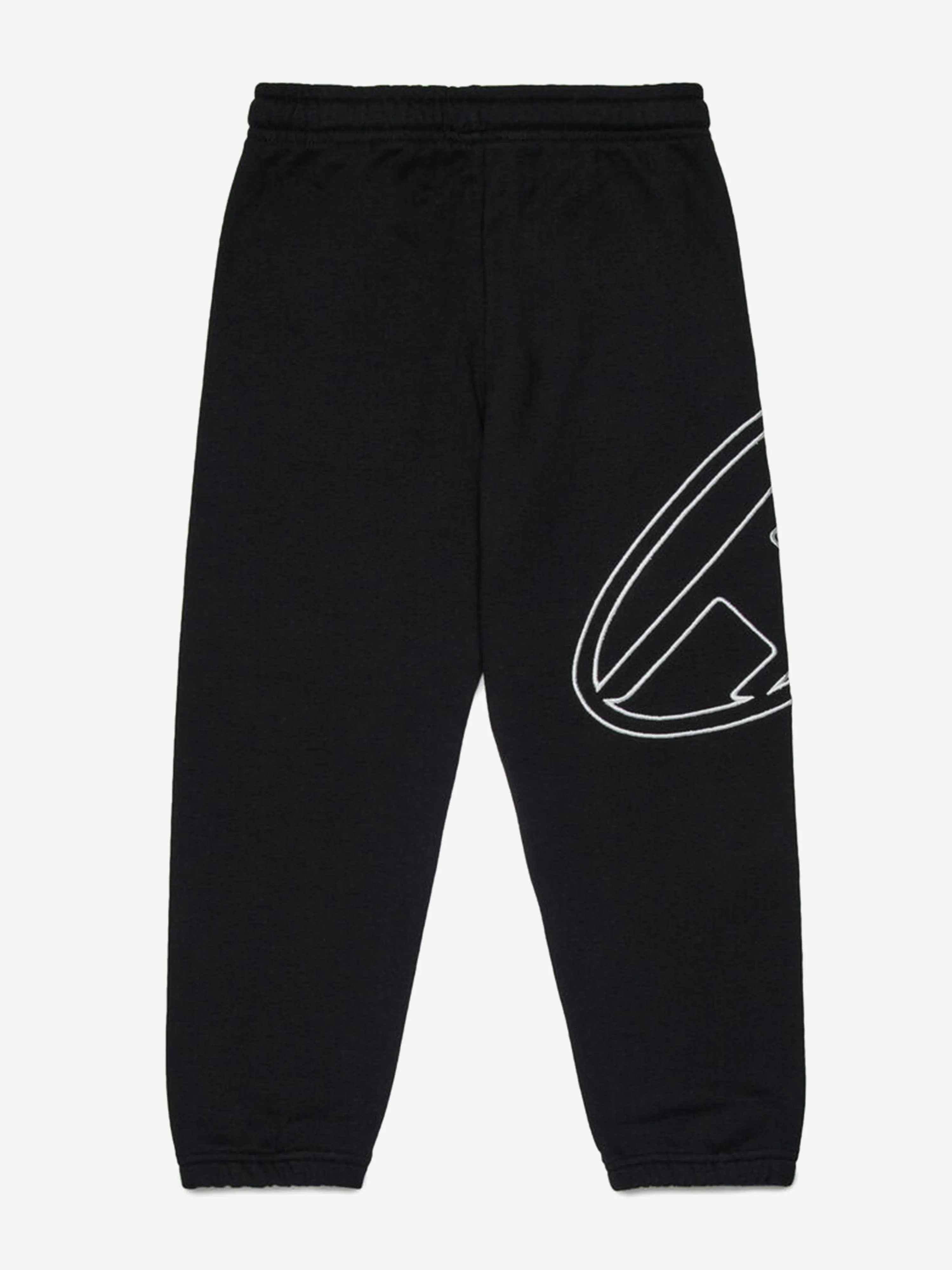Jogginghose für Jungen mit ovalem D-Logo in Schwarz