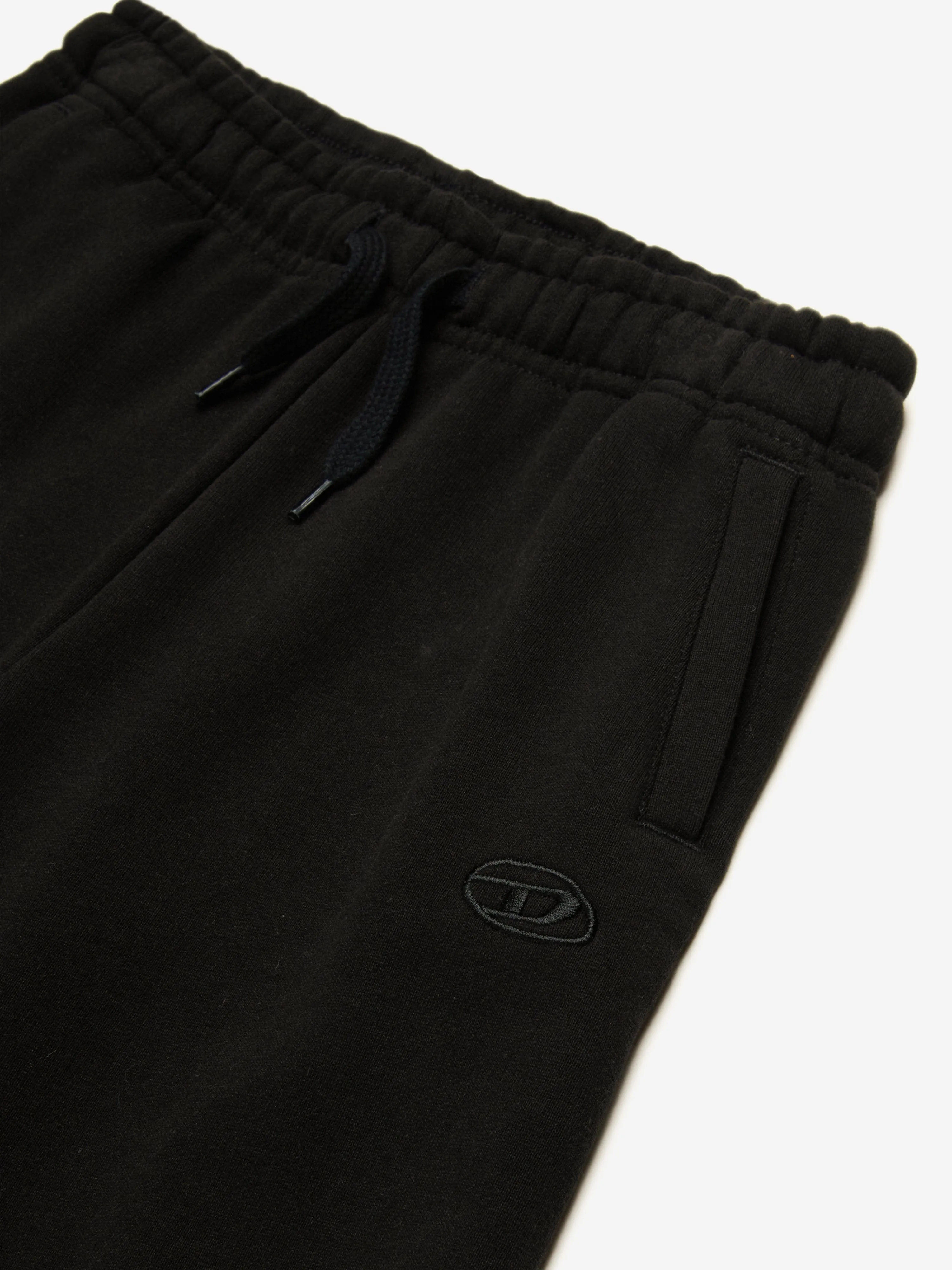 Jungen Oval D Logo Sweatshorts in Schwarz
