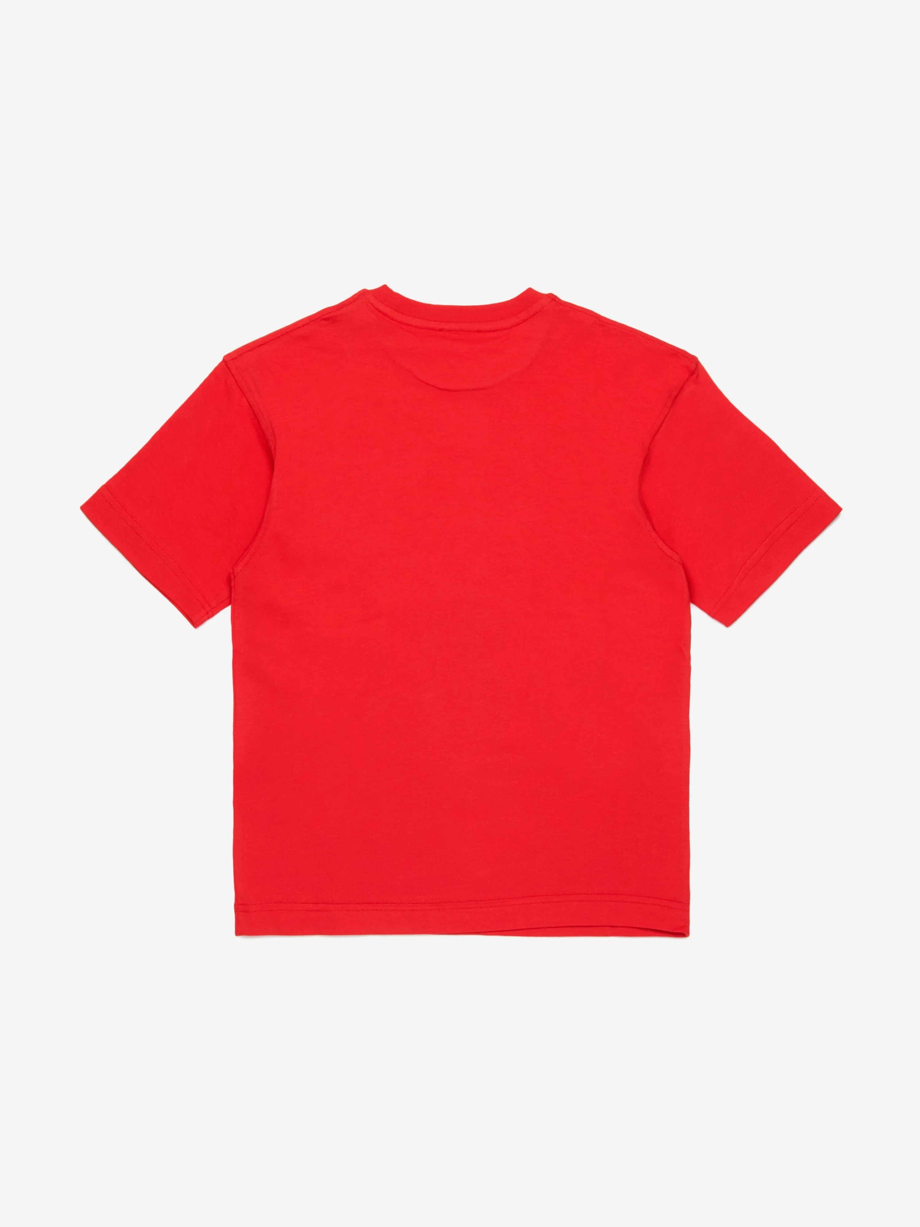 Rundhals-T-Shirt für Jungen in Rot