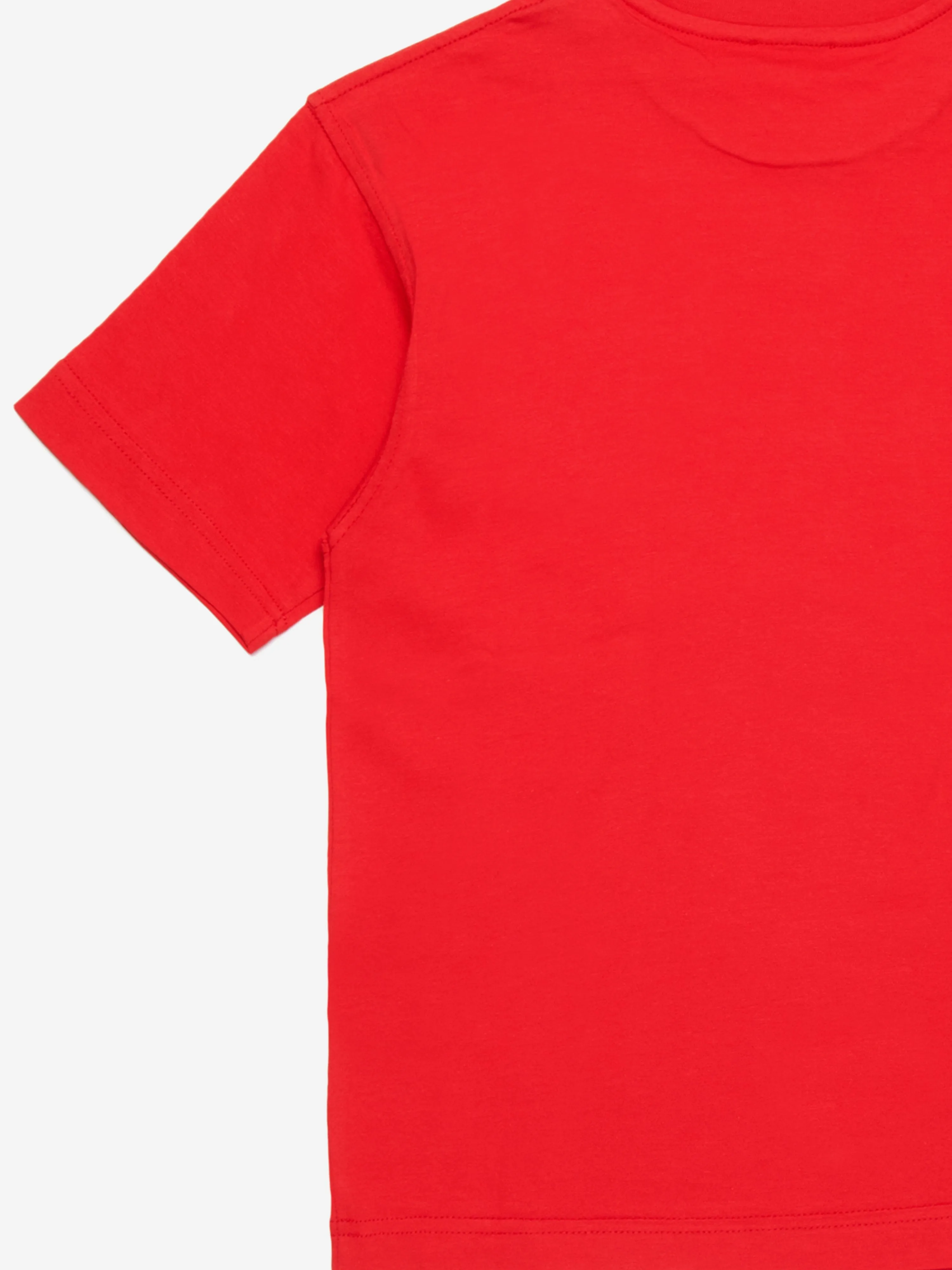 Rundhals-T-Shirt für Jungen in Rot