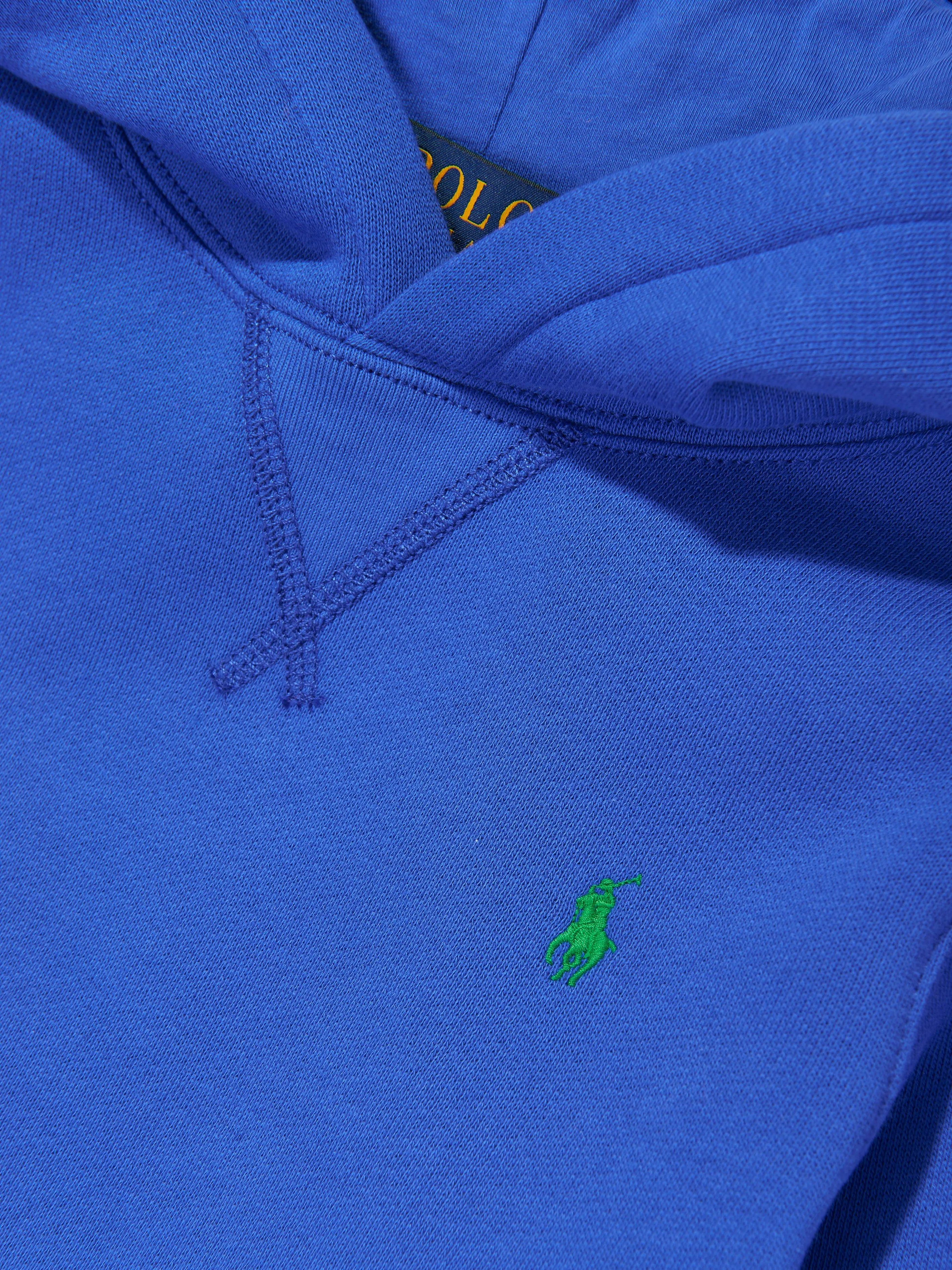 Jungen Polo Hoodie in Blau