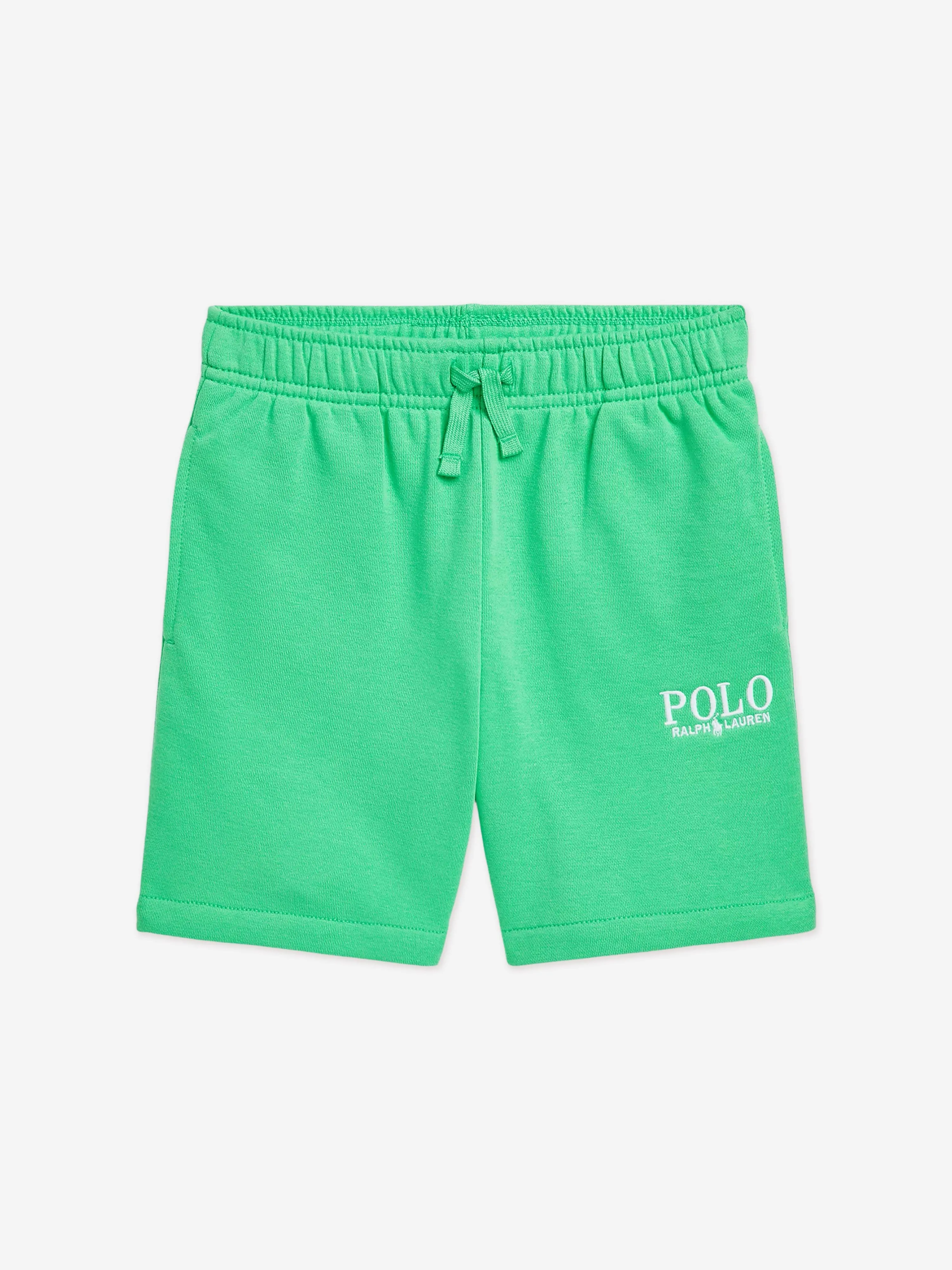 Jungen Polo-Shorts in Grün