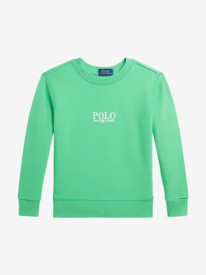 Grünes Polo-Sweatshirt für Jungen
