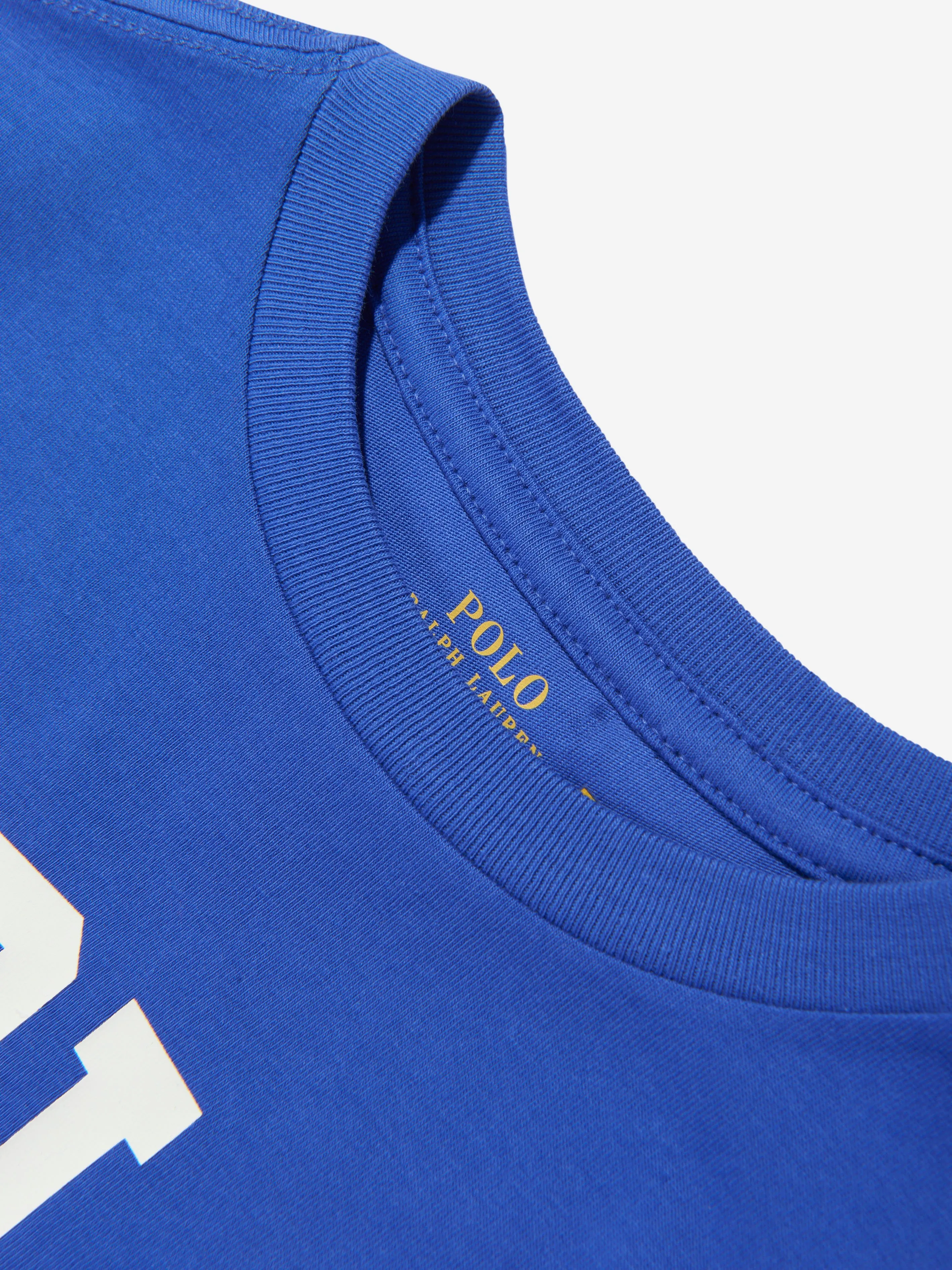 Jungen Polo T-Shirt in Blau