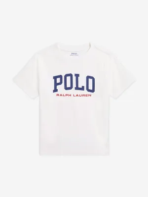 Jungen Polo T-Shirt in Weiß